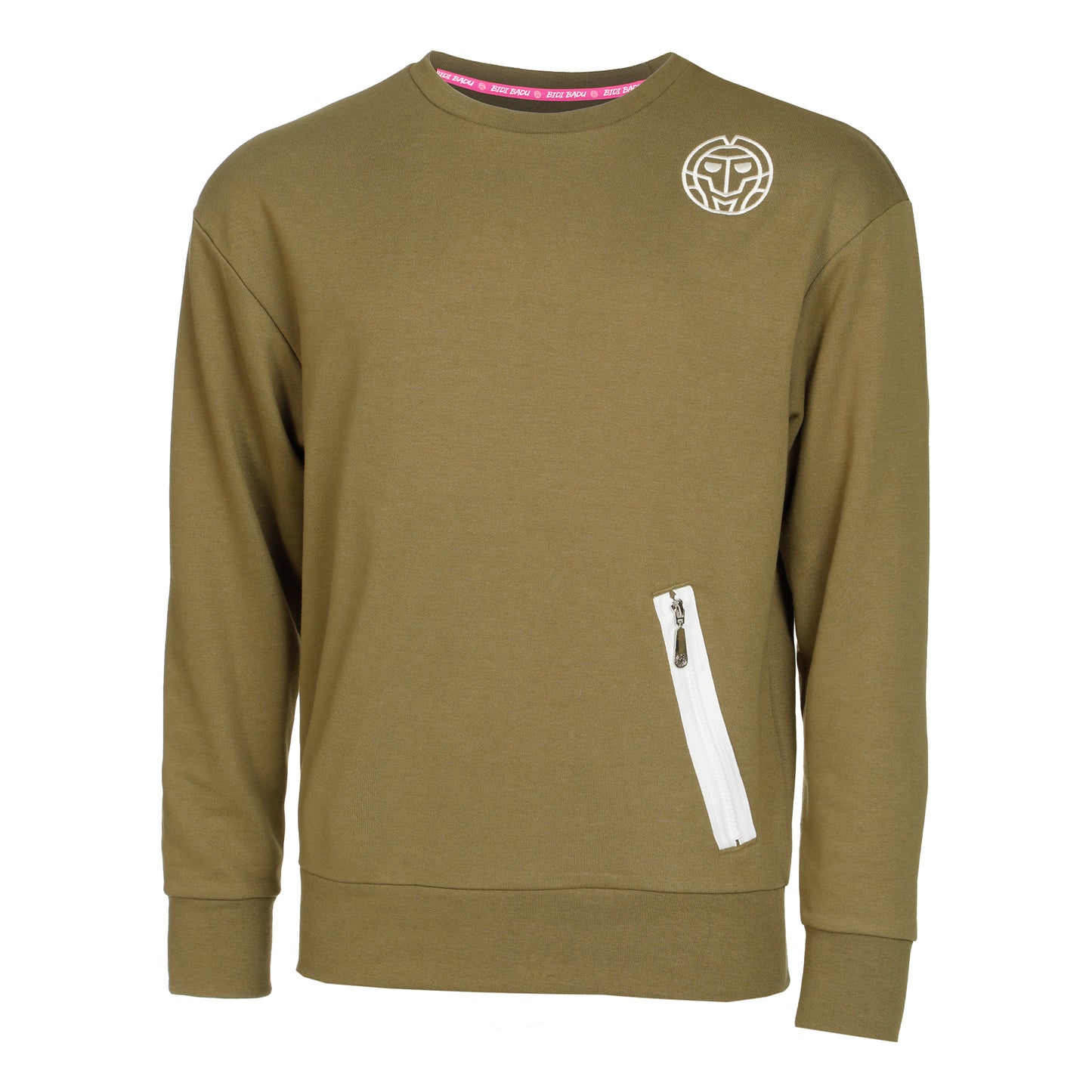 BIDI BADU Chill Crew Sweatshirt Herrer-Oliven