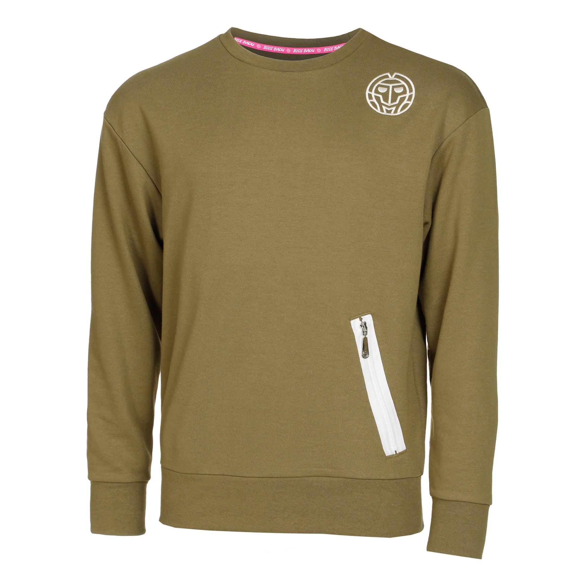BIDI BADU Chill Crew Sweatshirt Herrer-Oliven