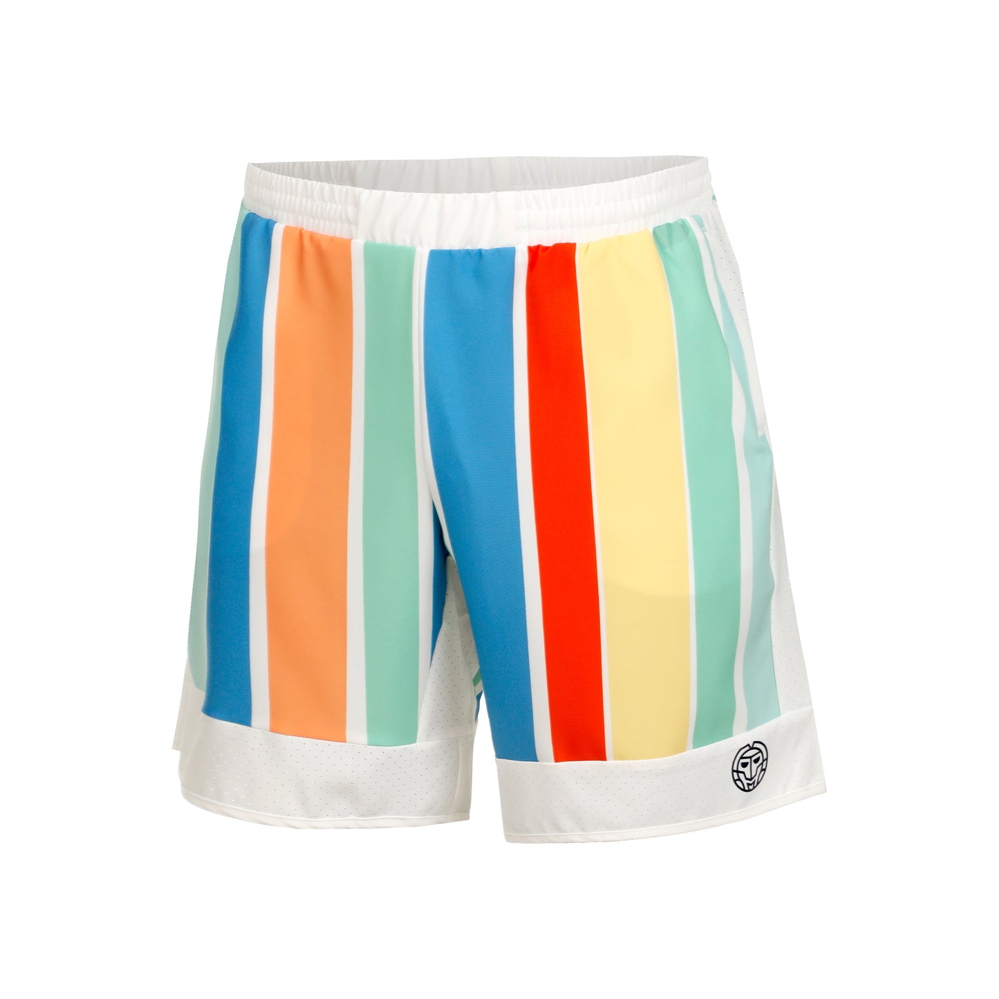 BIDI BADU 7in Shorts Herrer - hvid, flerfarvet