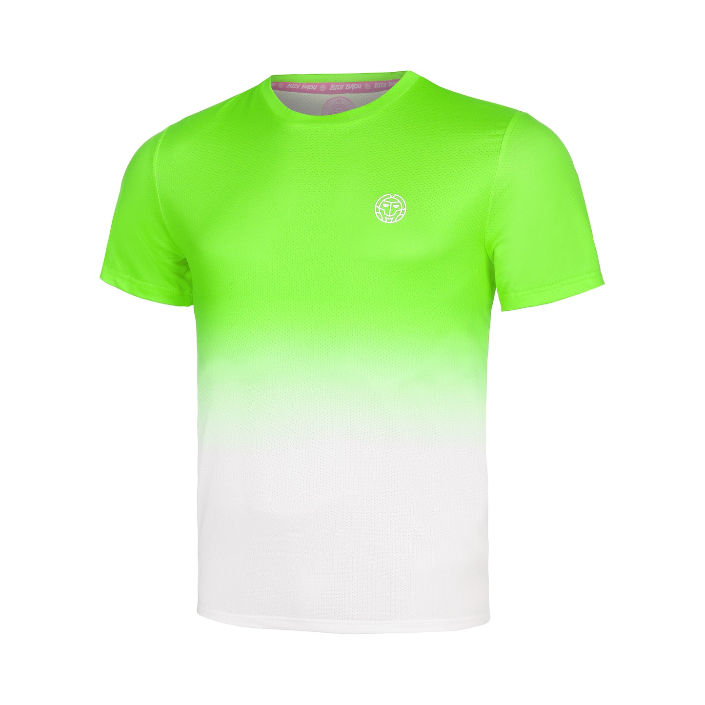 BIDI BADU Crew Gradiant T-shirt Drenge-Neongrøn,Hvid