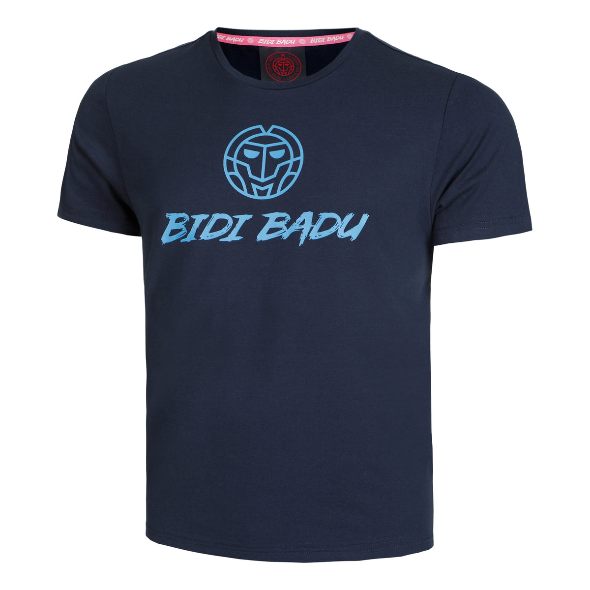 BIDI BADU Beach Spirit Logo Chill T-shirt Herrer - mørkeblå,