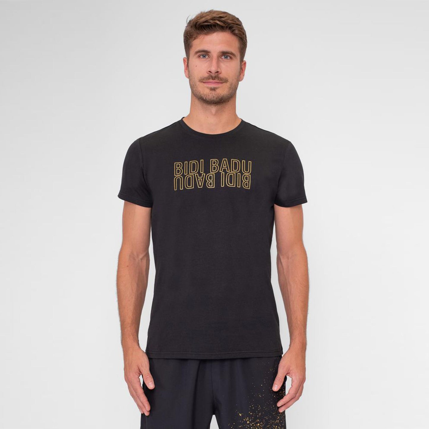 BIDI BADU Paris 2024 Chill T-shirt Herrer - sort, guld