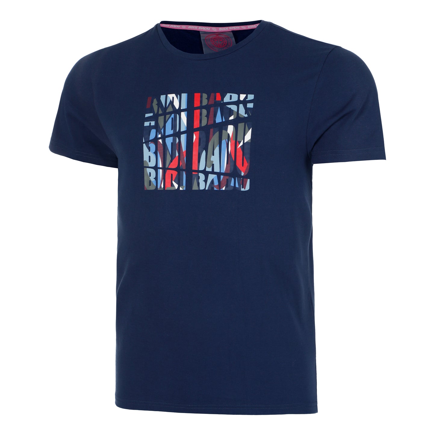 BIDI BADU New York 2024 T-shirt Herrer-Mørkeblå,Flerfarvet