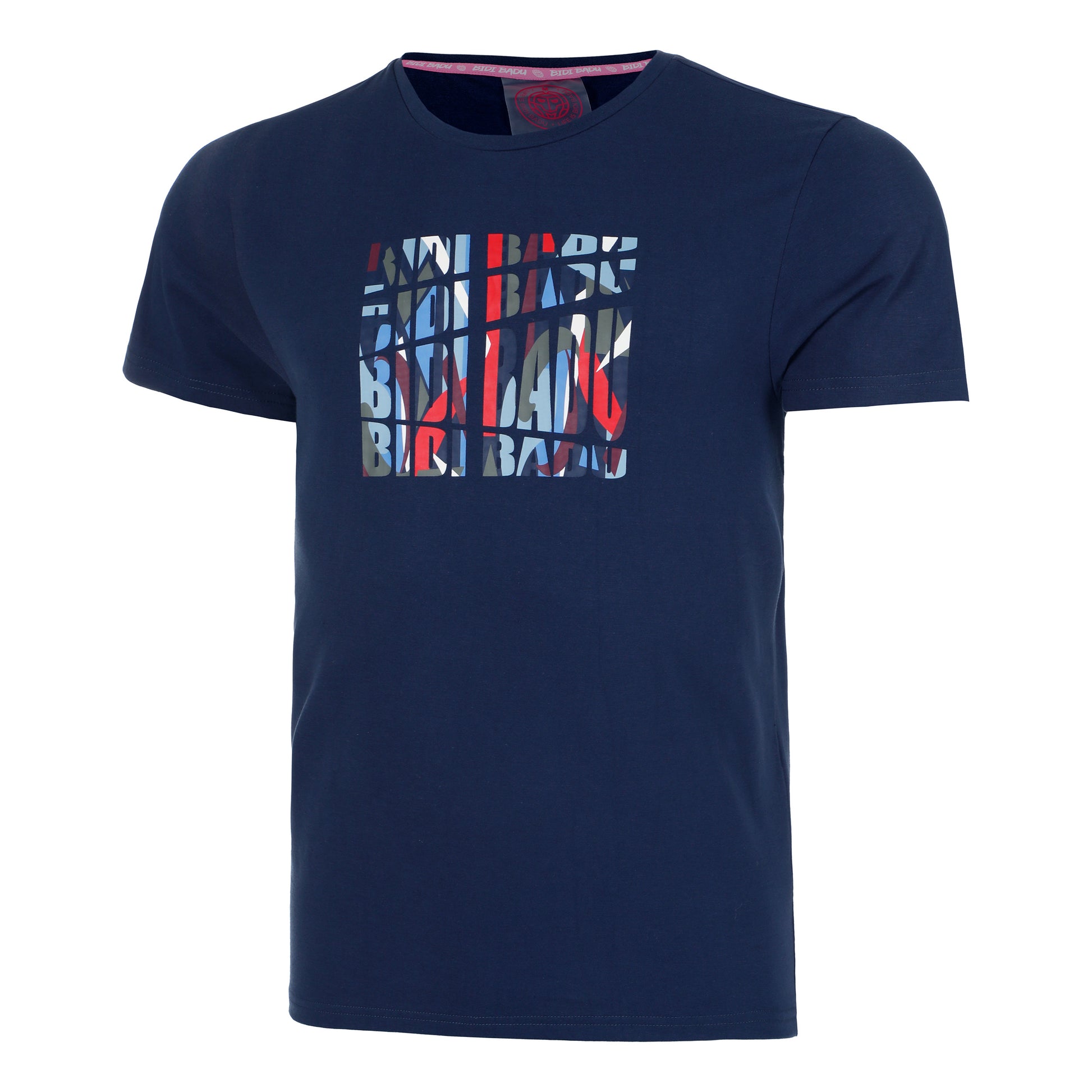 BIDI BADU New York 2024 T-shirt Herrer-Mørkeblå,Flerfarvet