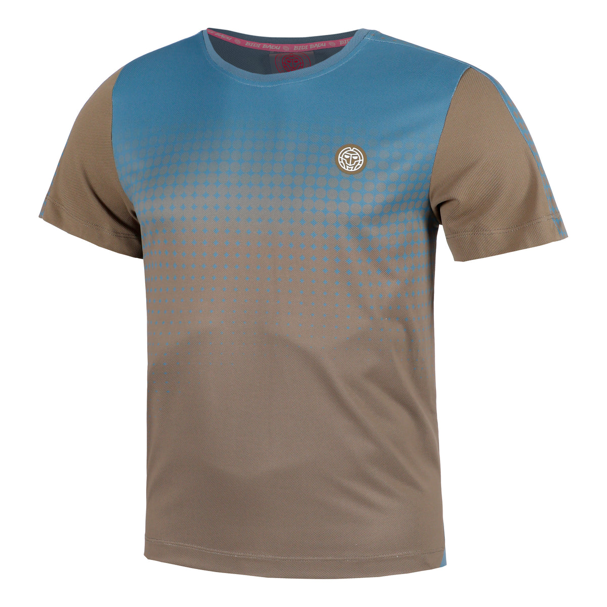 BIDI BADU Spectrum T-shirt Herrer-Brun,Blå