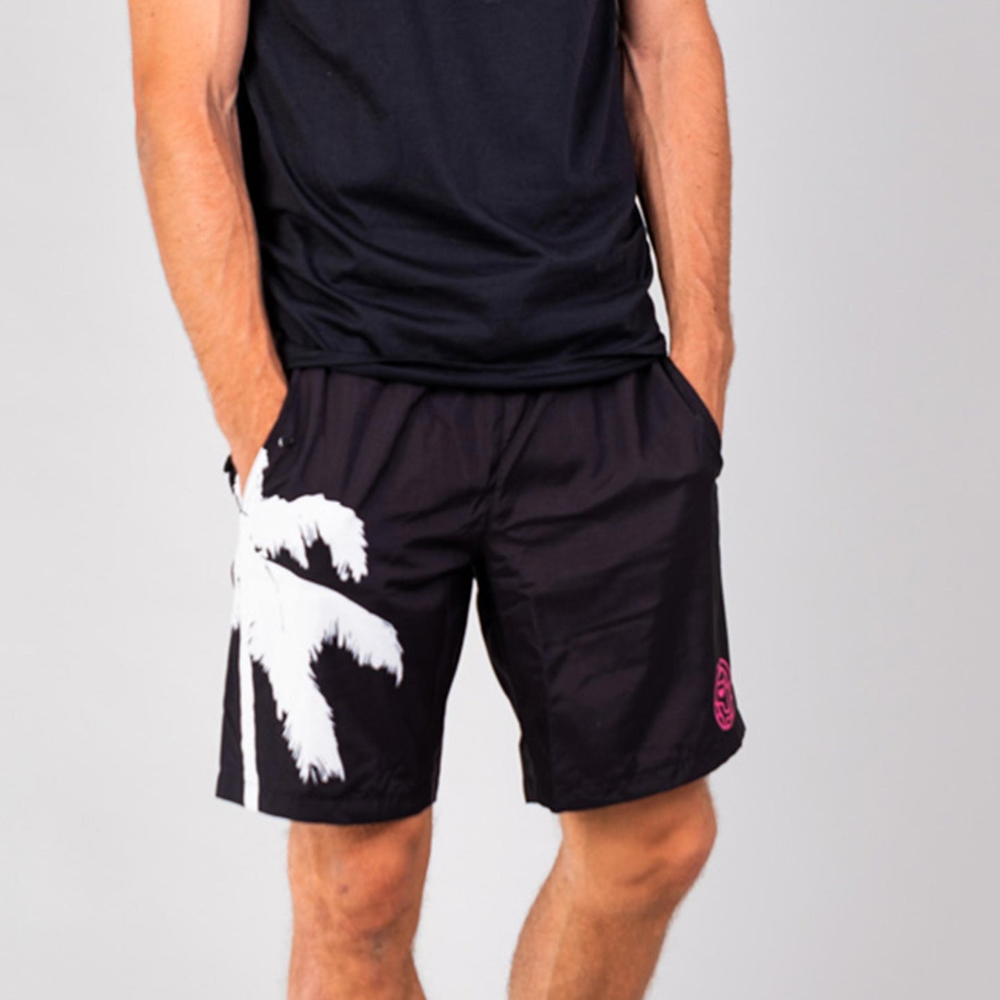 BIDI BADU Kayra Tech Swim Shorts Herrer-Sort