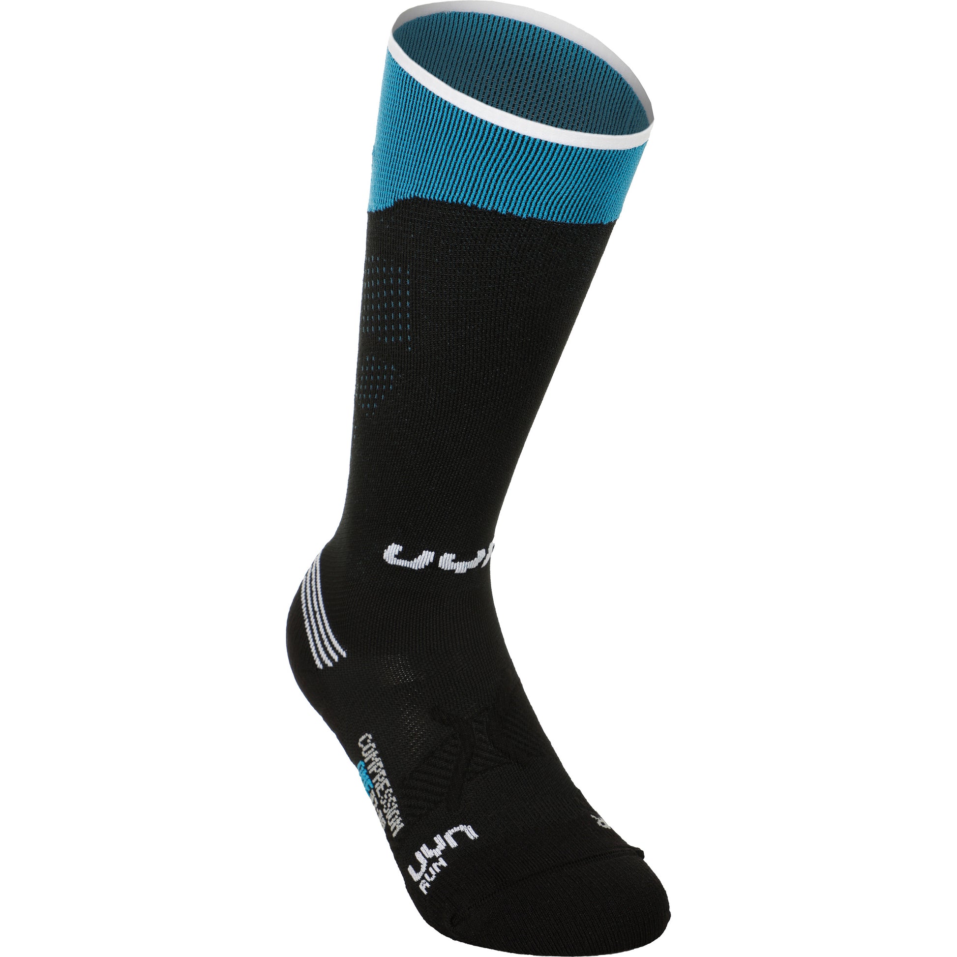 UYN Compression One Løbesokker Damer-Sort,Turkis