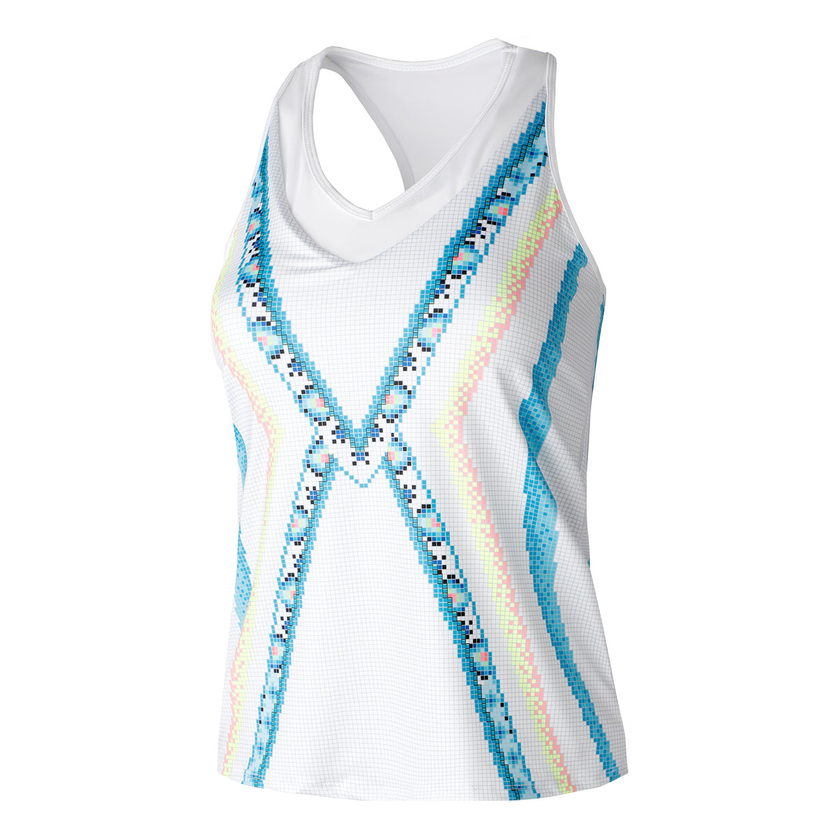Lucky in Love with Bra Tanktop Damer - hvid, flerfarvet
