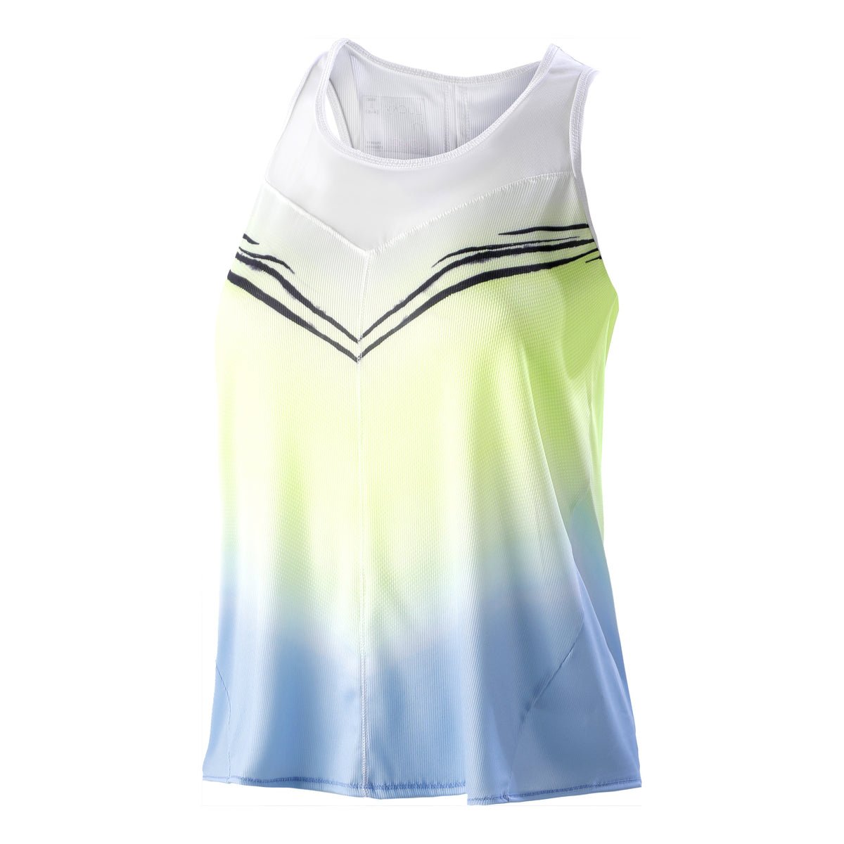 Lucky in Love Wild Ombre Tie Back Tanktop Damer - lyseblå, lime