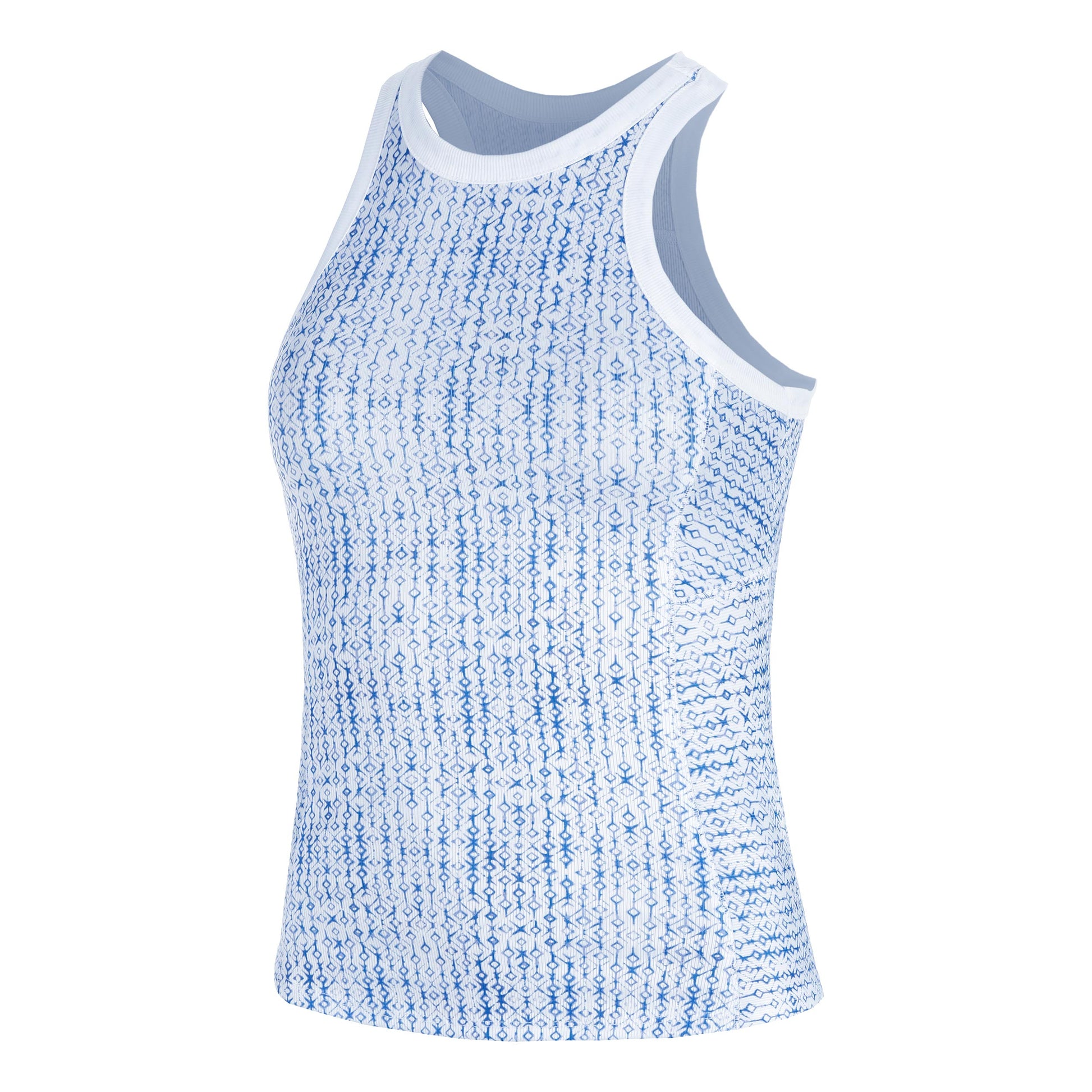 Lucky in Love Boho Tile Rib Tanktop Damer-Blå,Flerfarvet