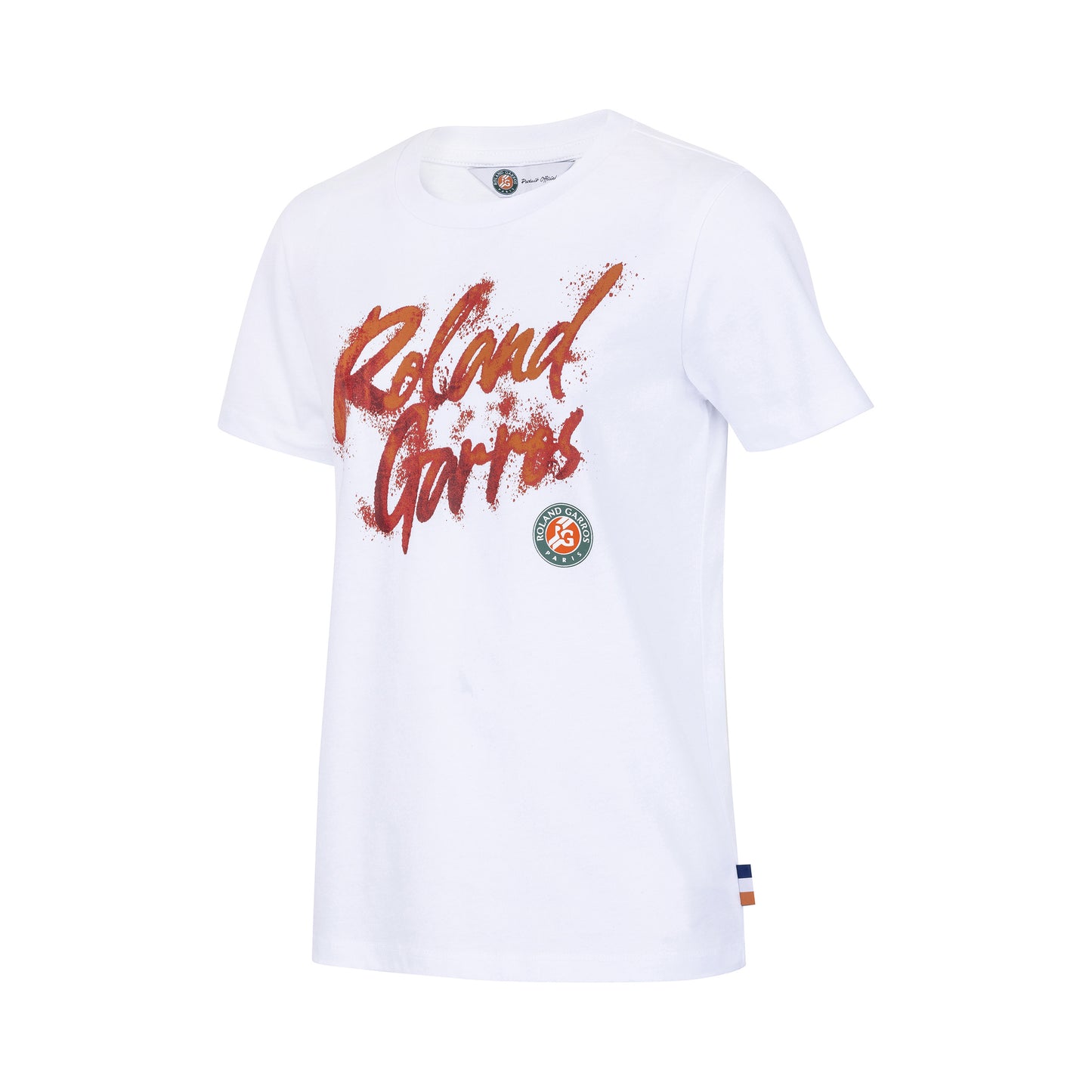 Roland Garros T-shirt Børn-Hvid