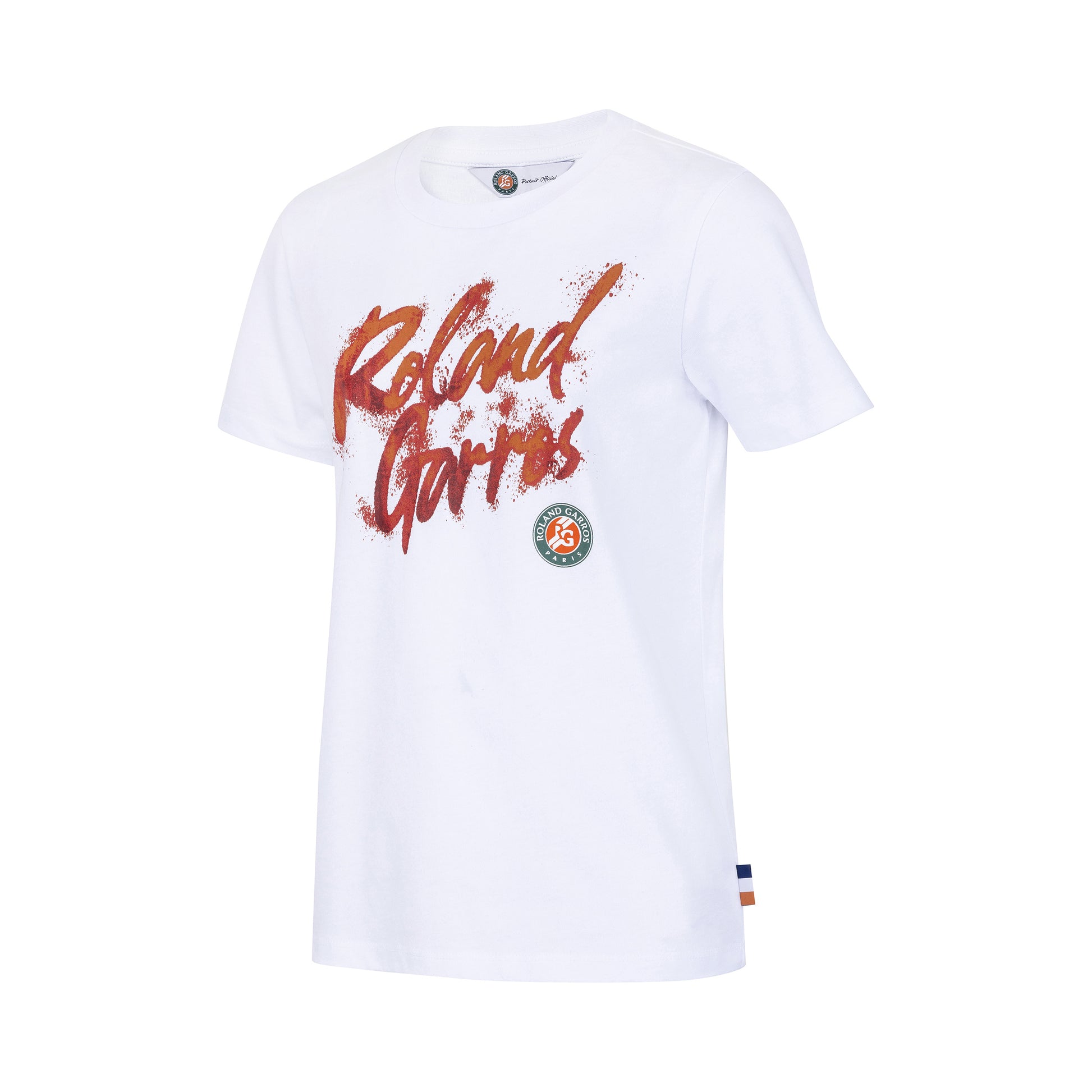 Roland Garros T-shirt Børn-Hvid