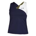 Bliss Tanktop Damer - mørkeblå, hvid