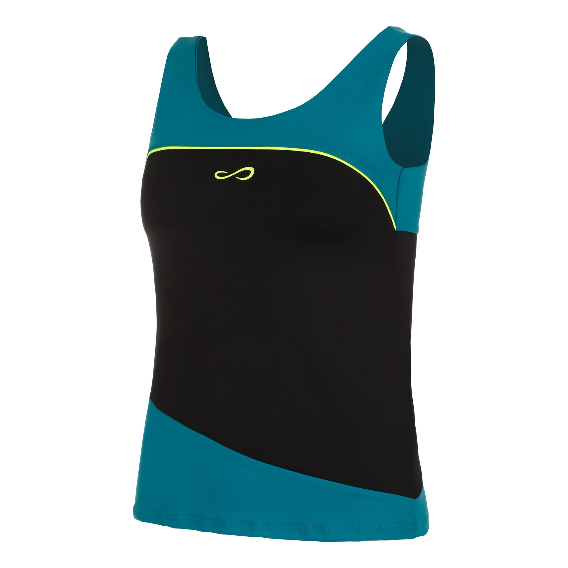 Endless Curve Tanktop Damer-Petrol