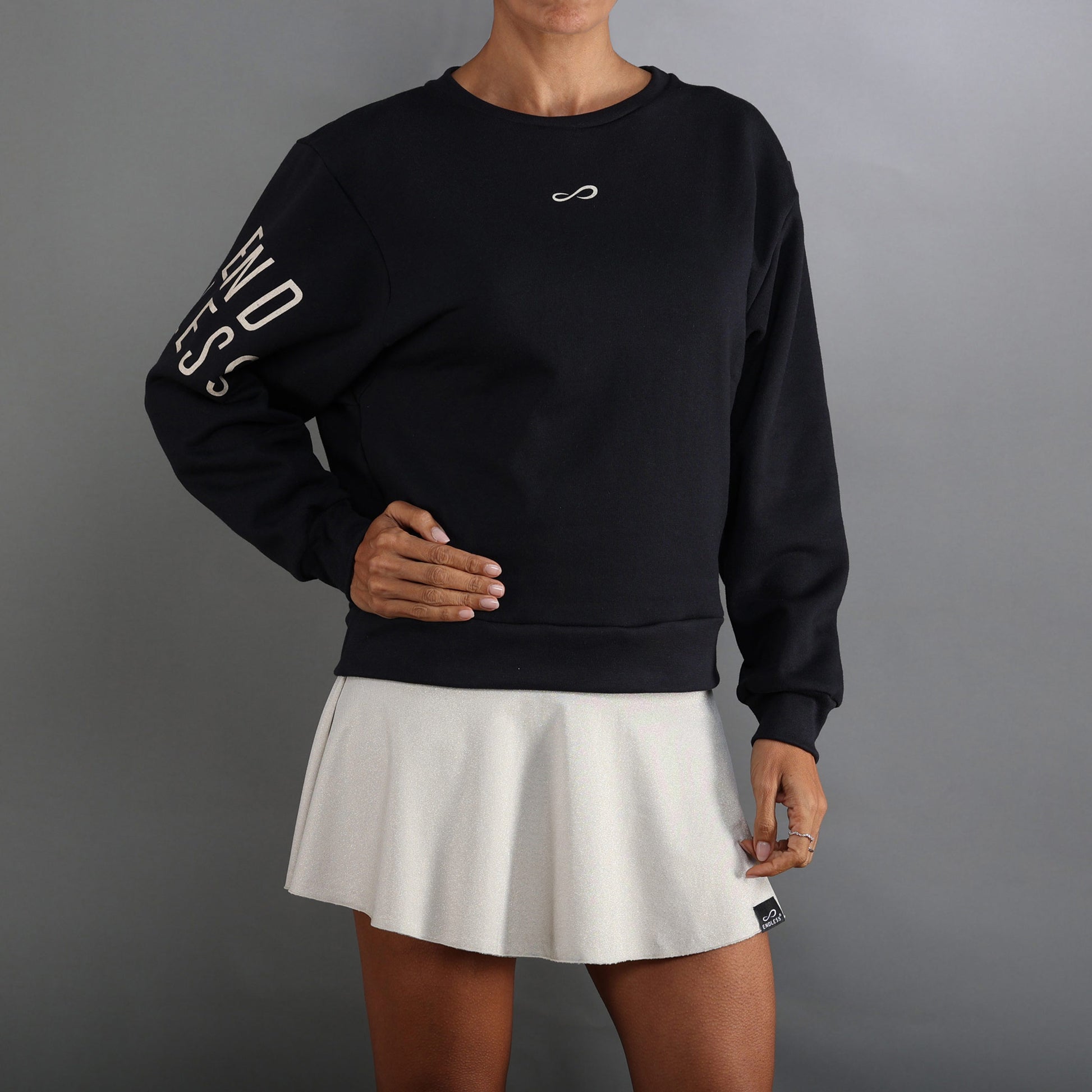 Endless Swell Sweatshirt Damer-Sort,Guld