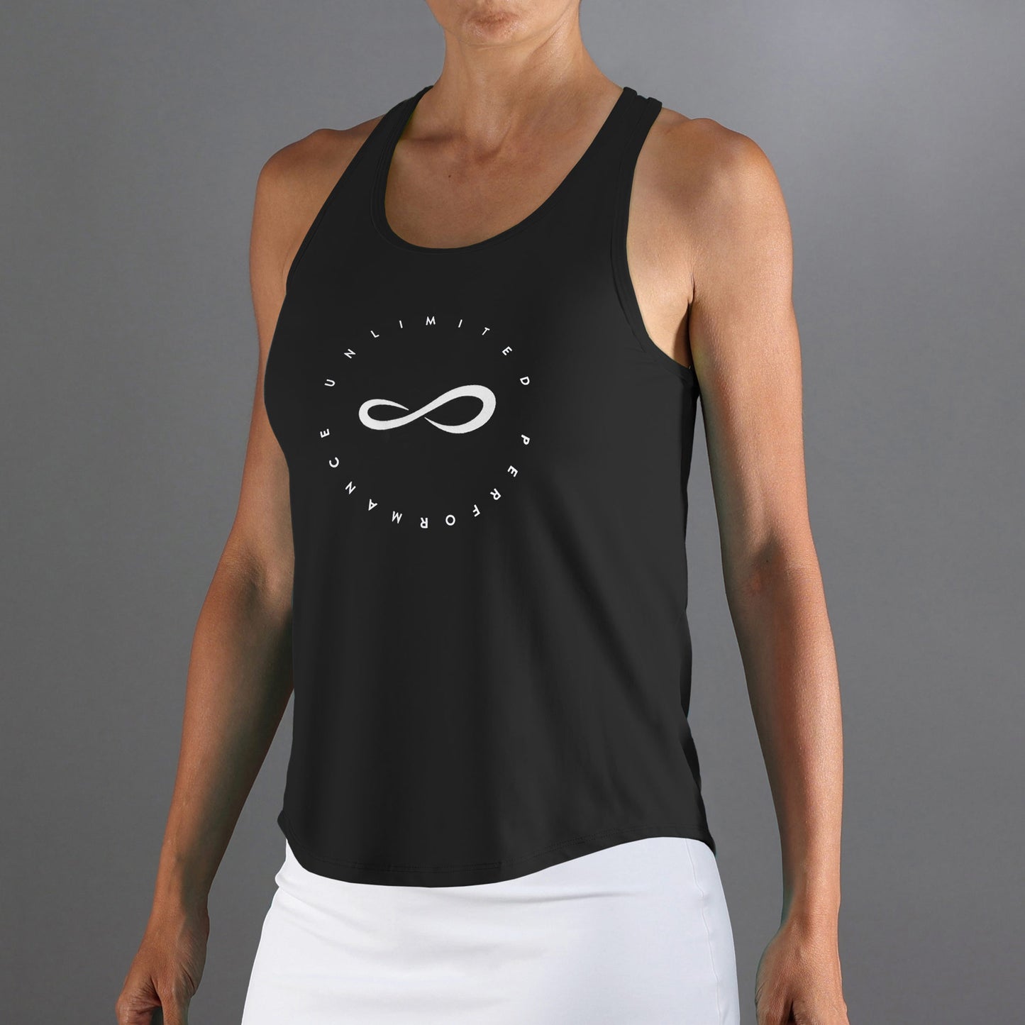 Endless Cercle Tanktop Damer-Sort