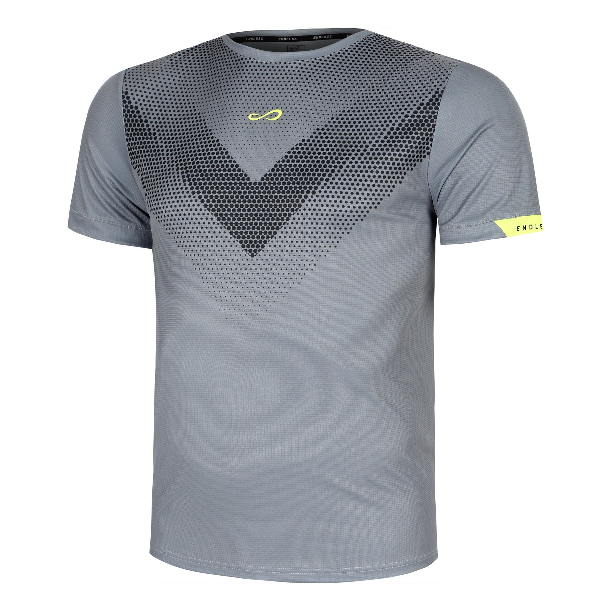 Endless Ace Peak T-shirt Herrer-Grå