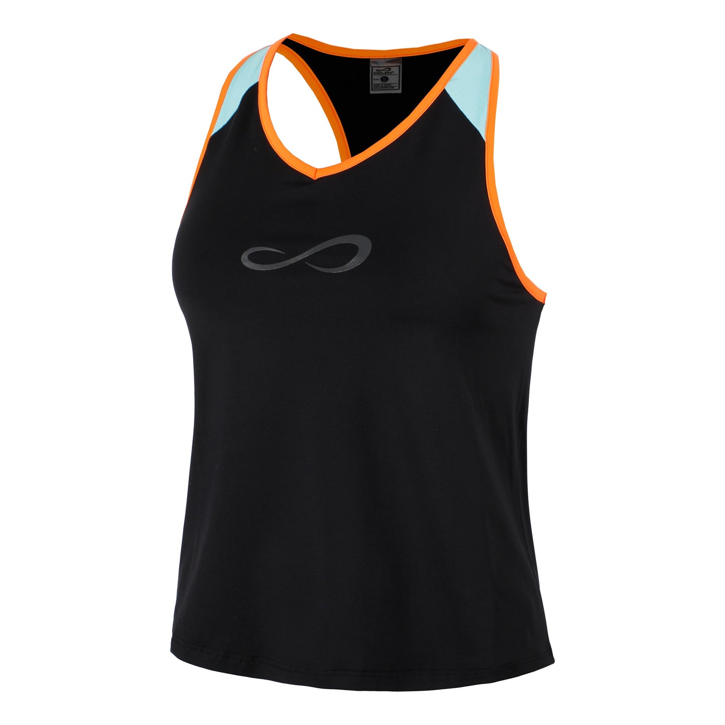 Endless Speed V Tanktop Damer-Sort,Blå