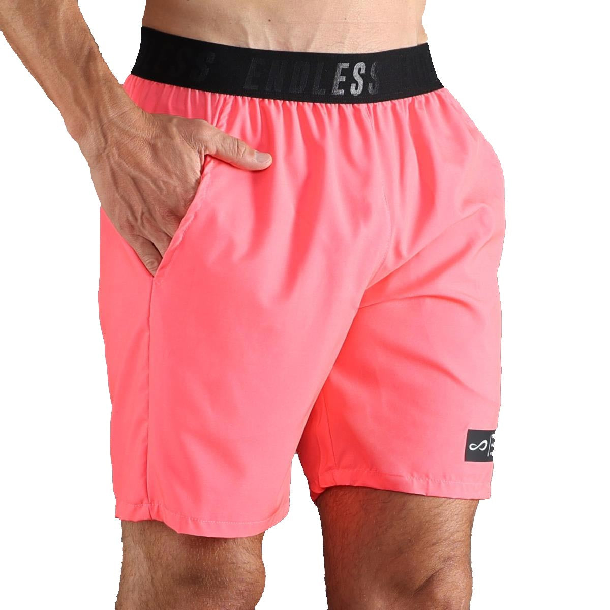 Endless Ace Iconic Shorts Herrer-Neonpink