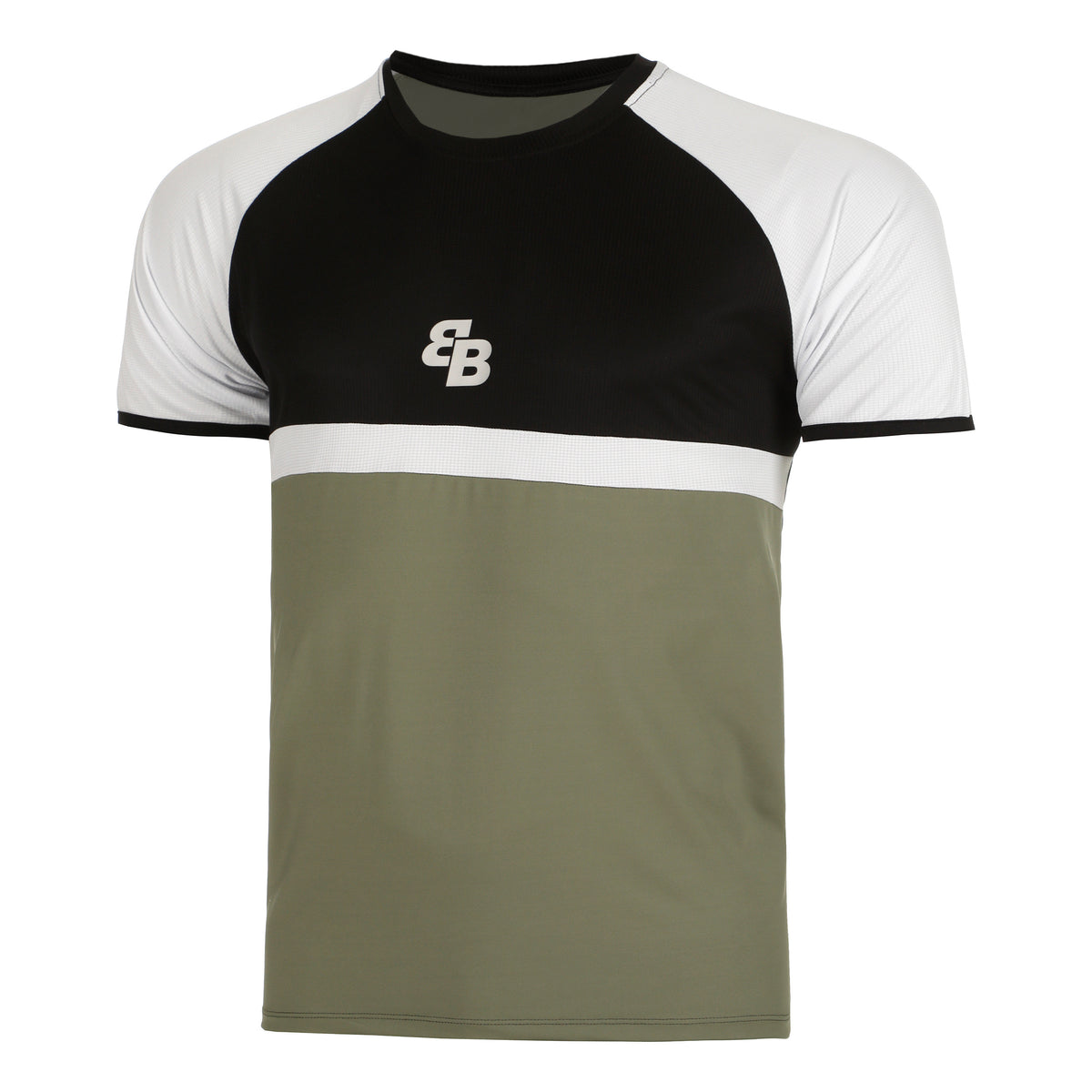 BB by Belen Berbel Classy T-shirt Herrer - oliven, sort