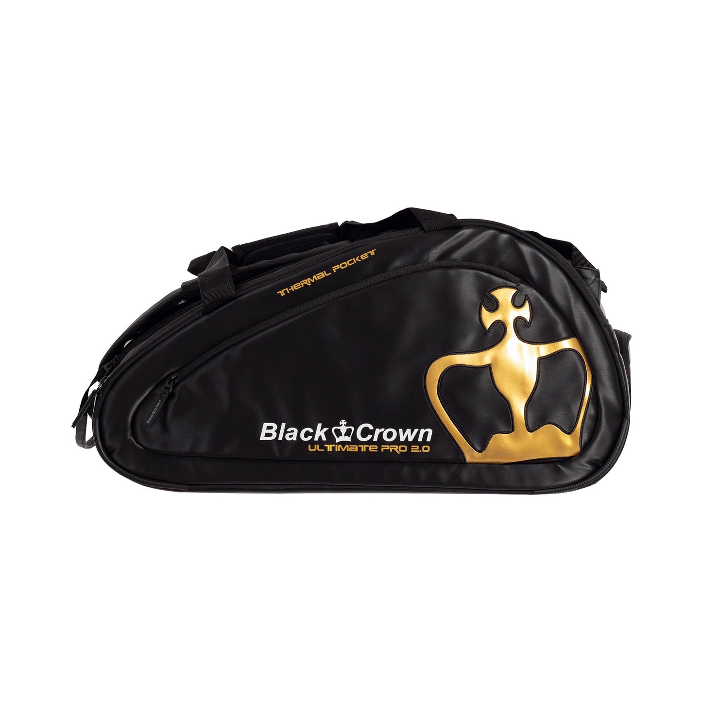 Black Crown Ultimate Pro 2.0 Padelketchertaske-Sort,Guld