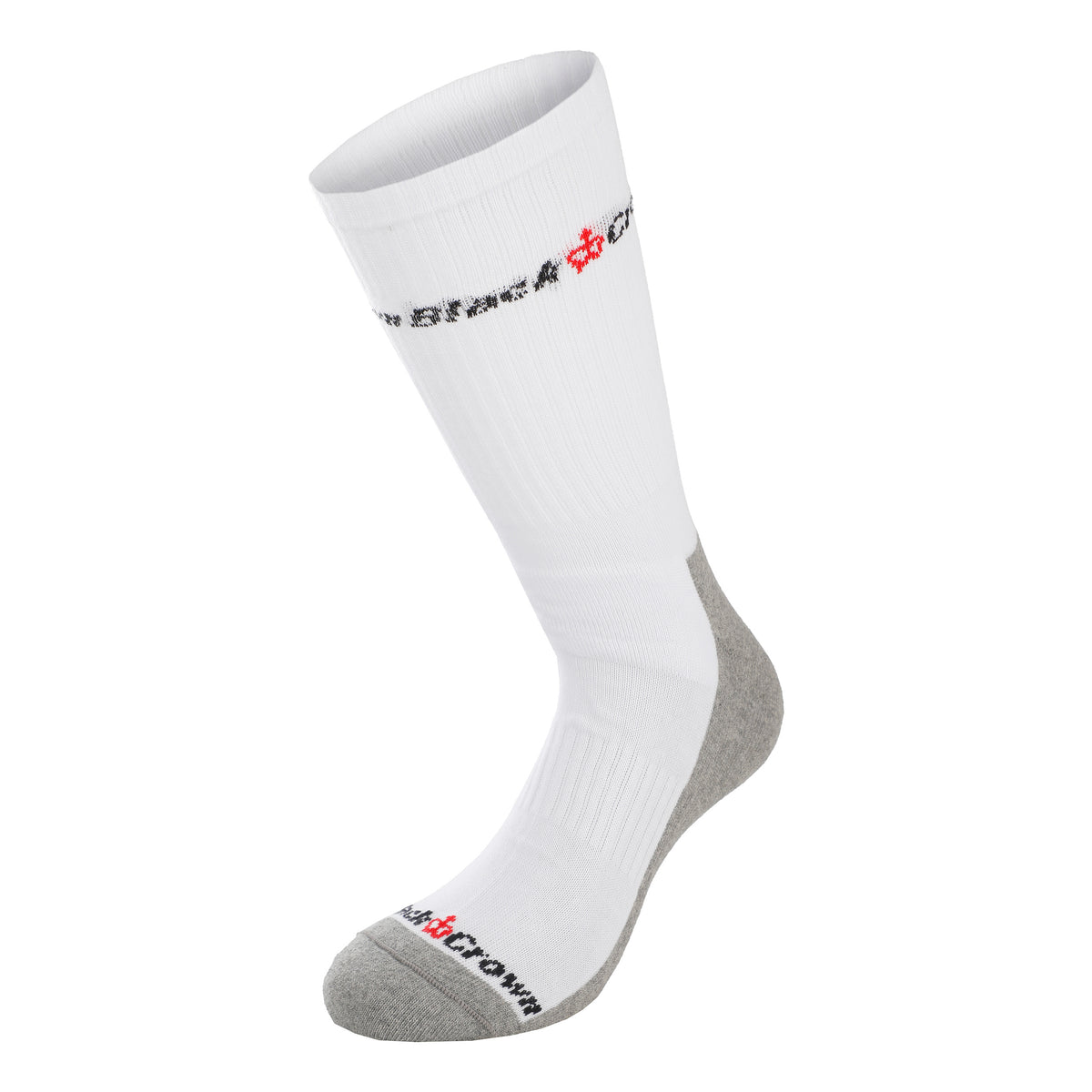 Black Crown Sportssokker Unisex - hvid, grå