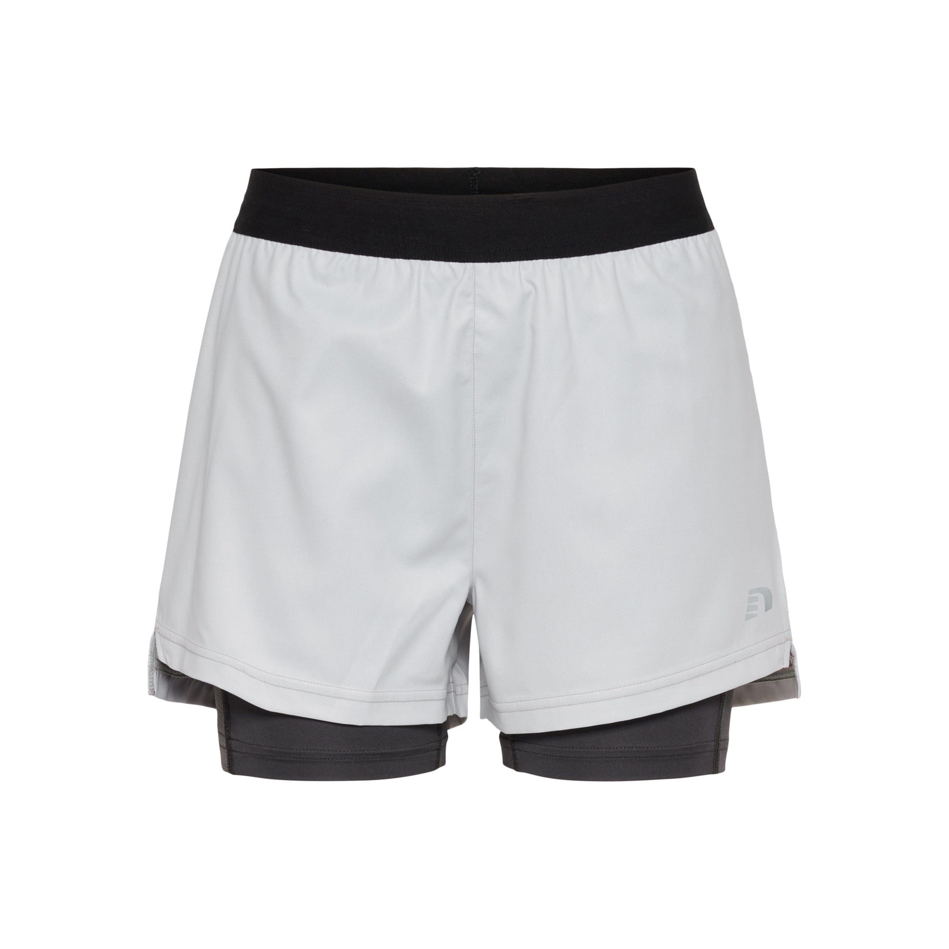 Newline 2in1 Shorts Damer - hvid, sort
