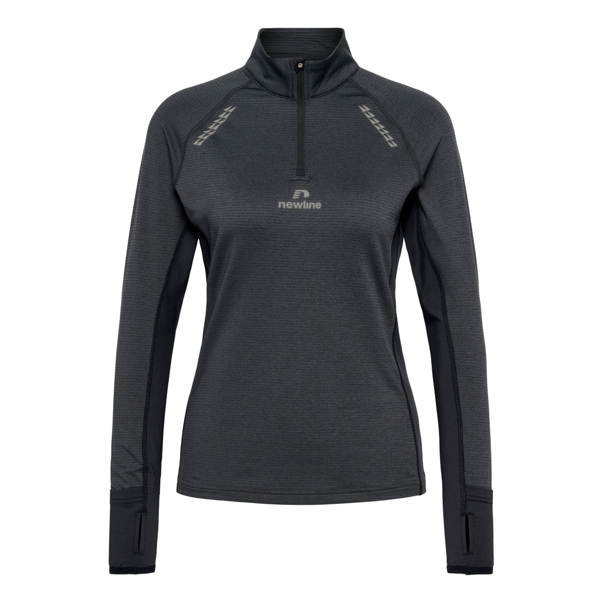 Newline Mesa Half-Zip Løbetop Damer-Sort