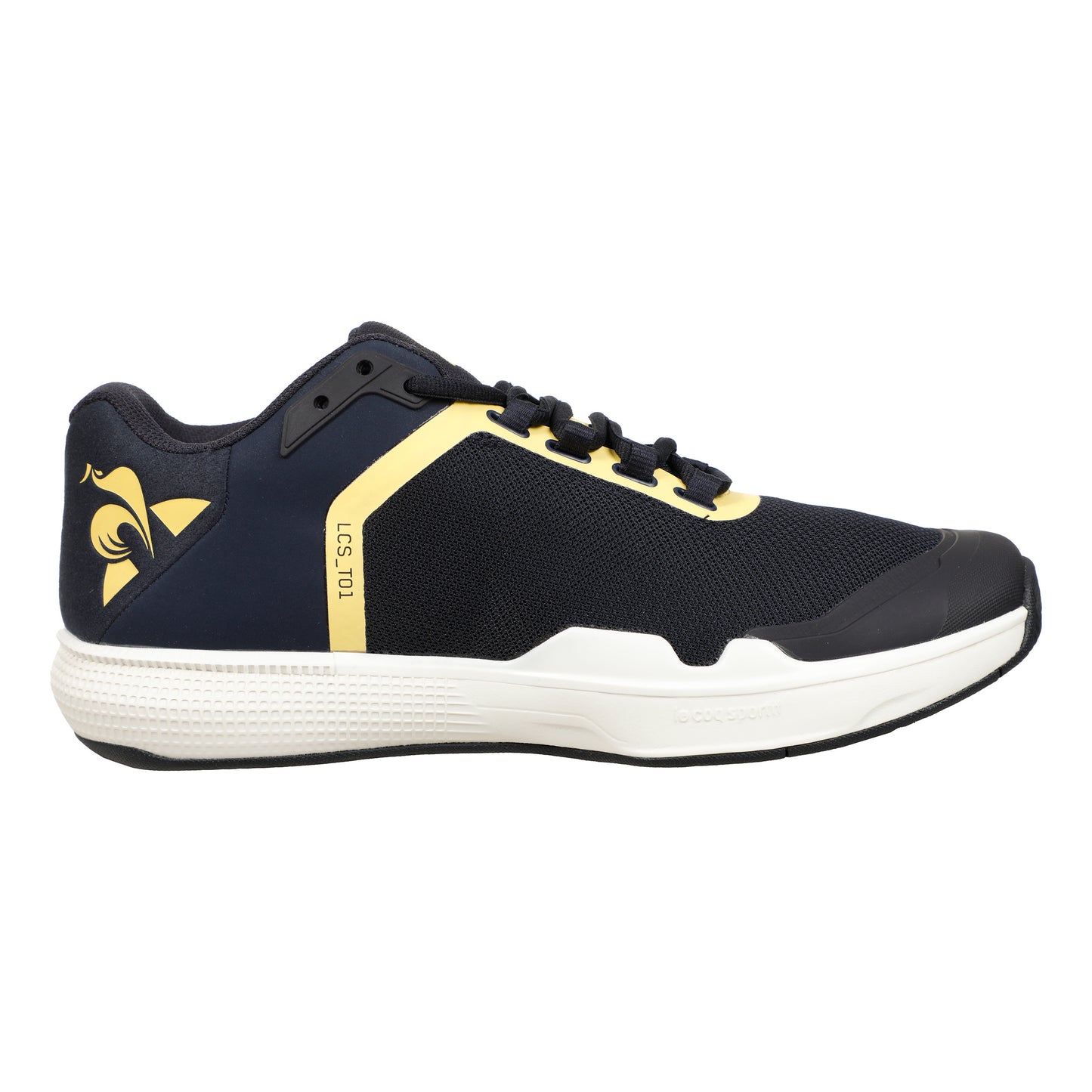 Le Coq Sportif Futur LCS T01 Grusbanesko Herrer - mørkeblå, gul