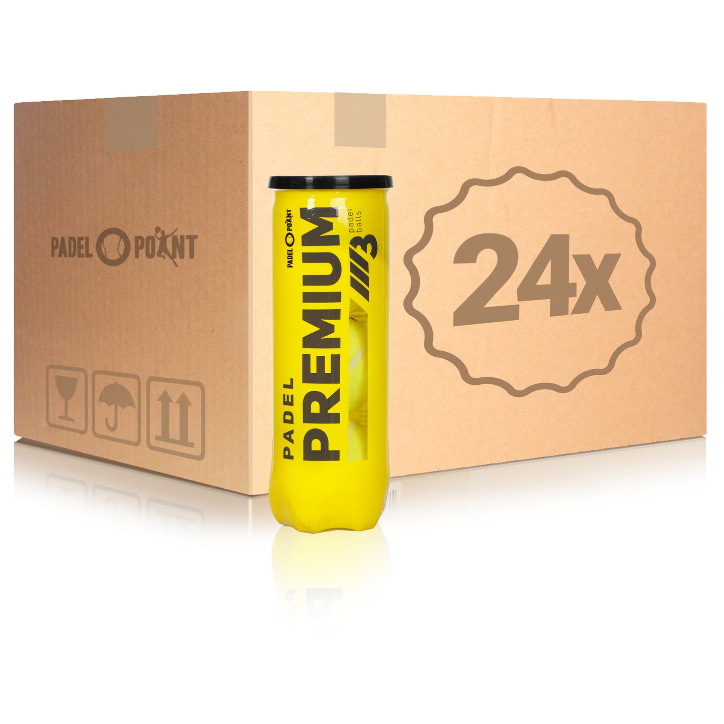 Padel-Point 24x dåse med 3 Premium Ball I karton