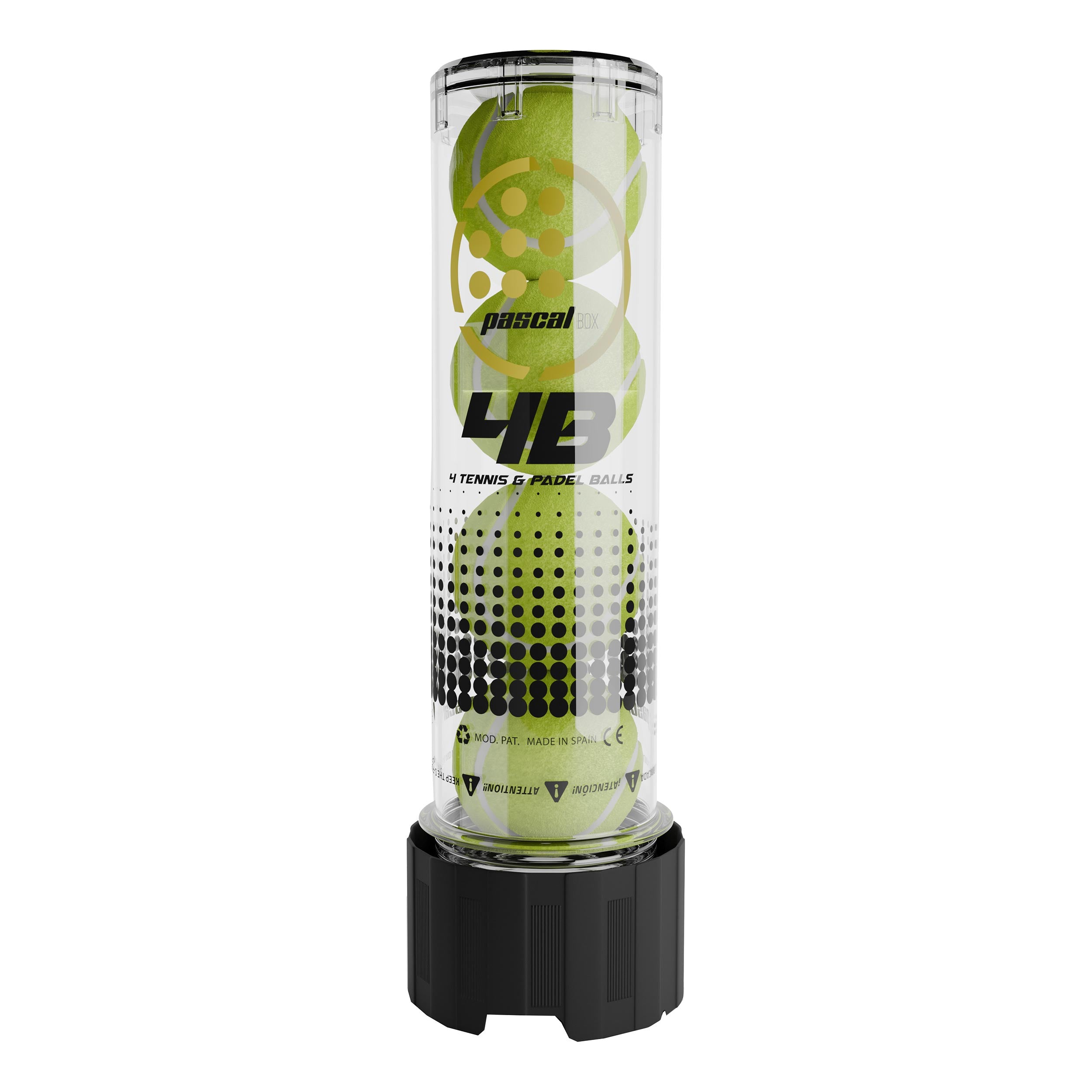 Bullpadel 4B Generator Til Trykluft-Sort,Transparent