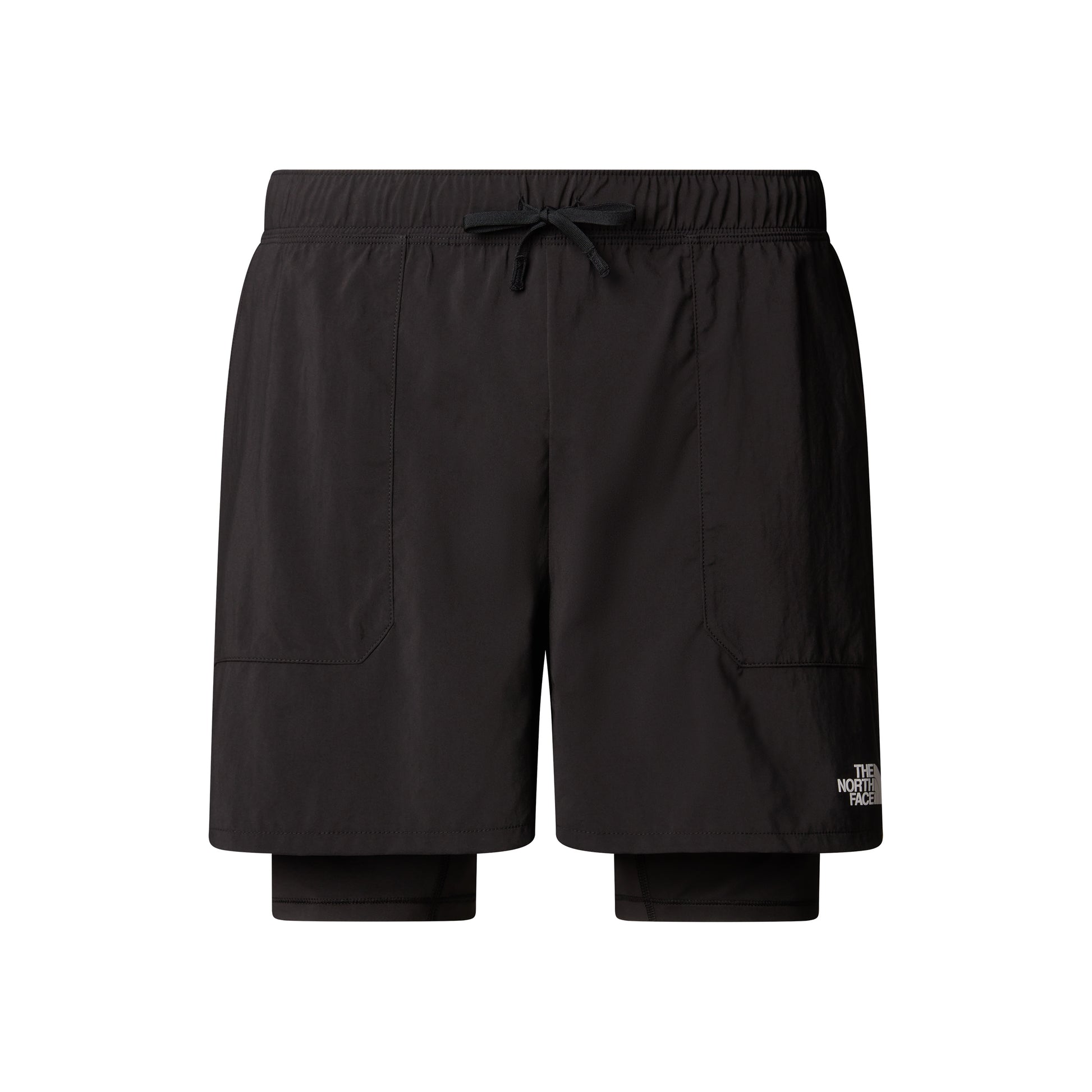 The North Face Sunriser 2in1 6in Løbeshorts Herrer-Sort