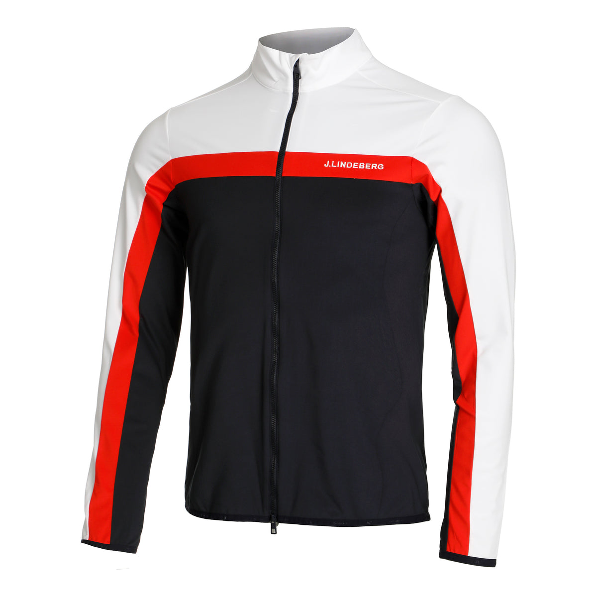 JLindeberg Jarvis Mid Layer Shirt, langærmet Herrer - blå, hvid