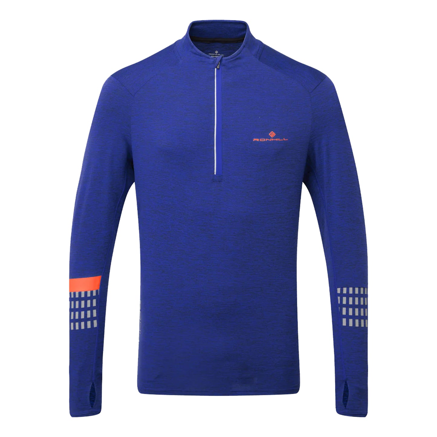 Ronhill Tech Afterhours 1/2 Zip Løbetrøje Herrer - blå,