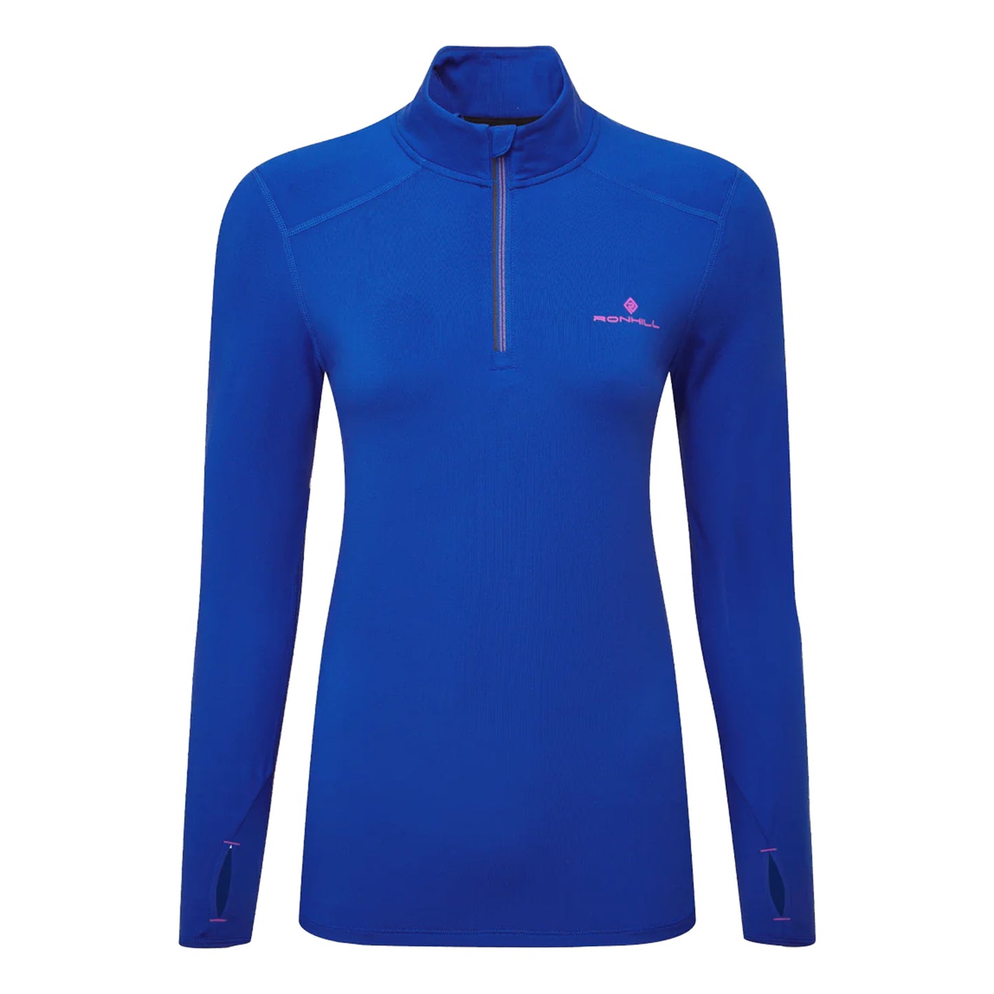 Ronhill Core Thermal 1/2 Zip Løbetrøje Damer-Blå