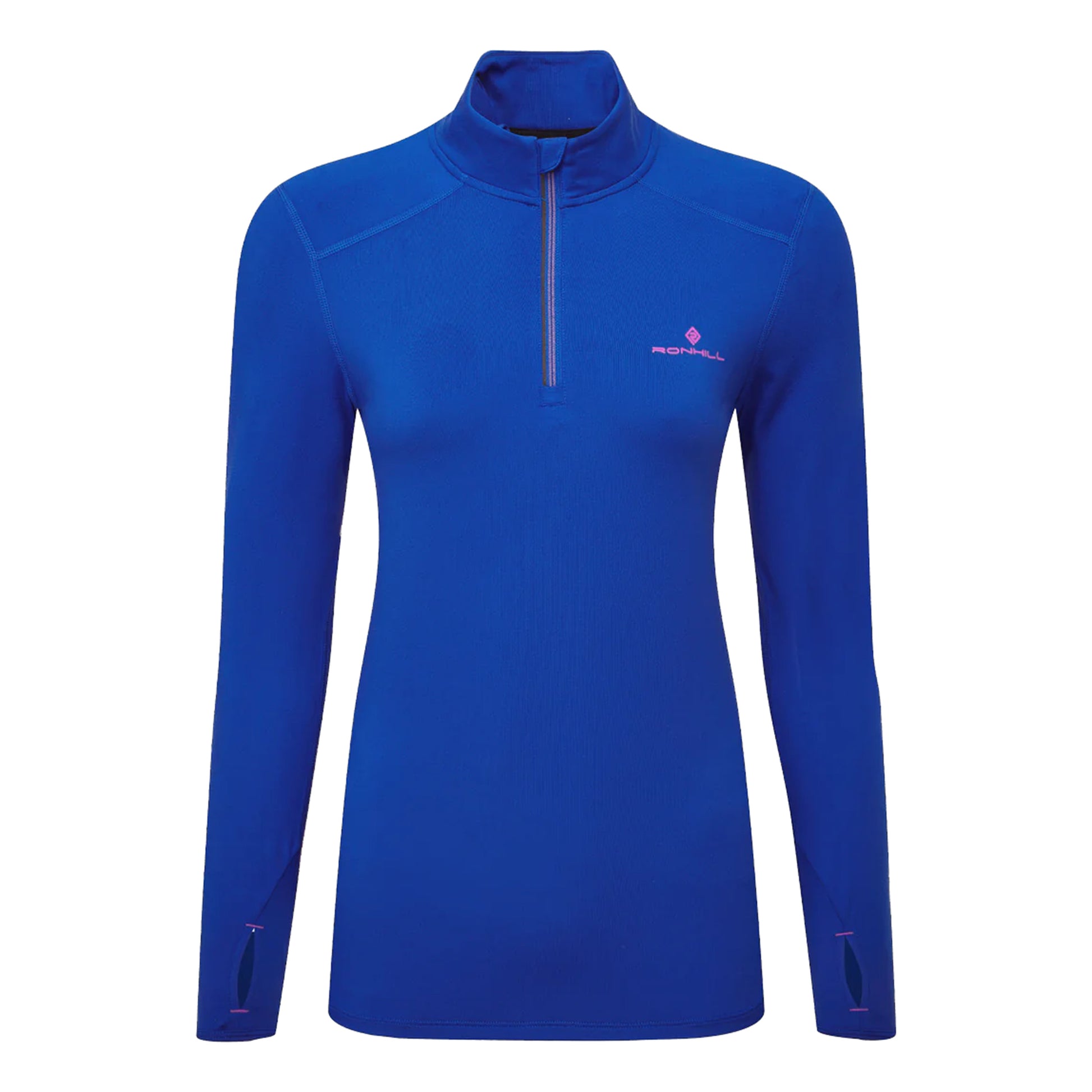 Ronhill Core Thermal 1/2 Zip Løbetrøje Damer-Blå