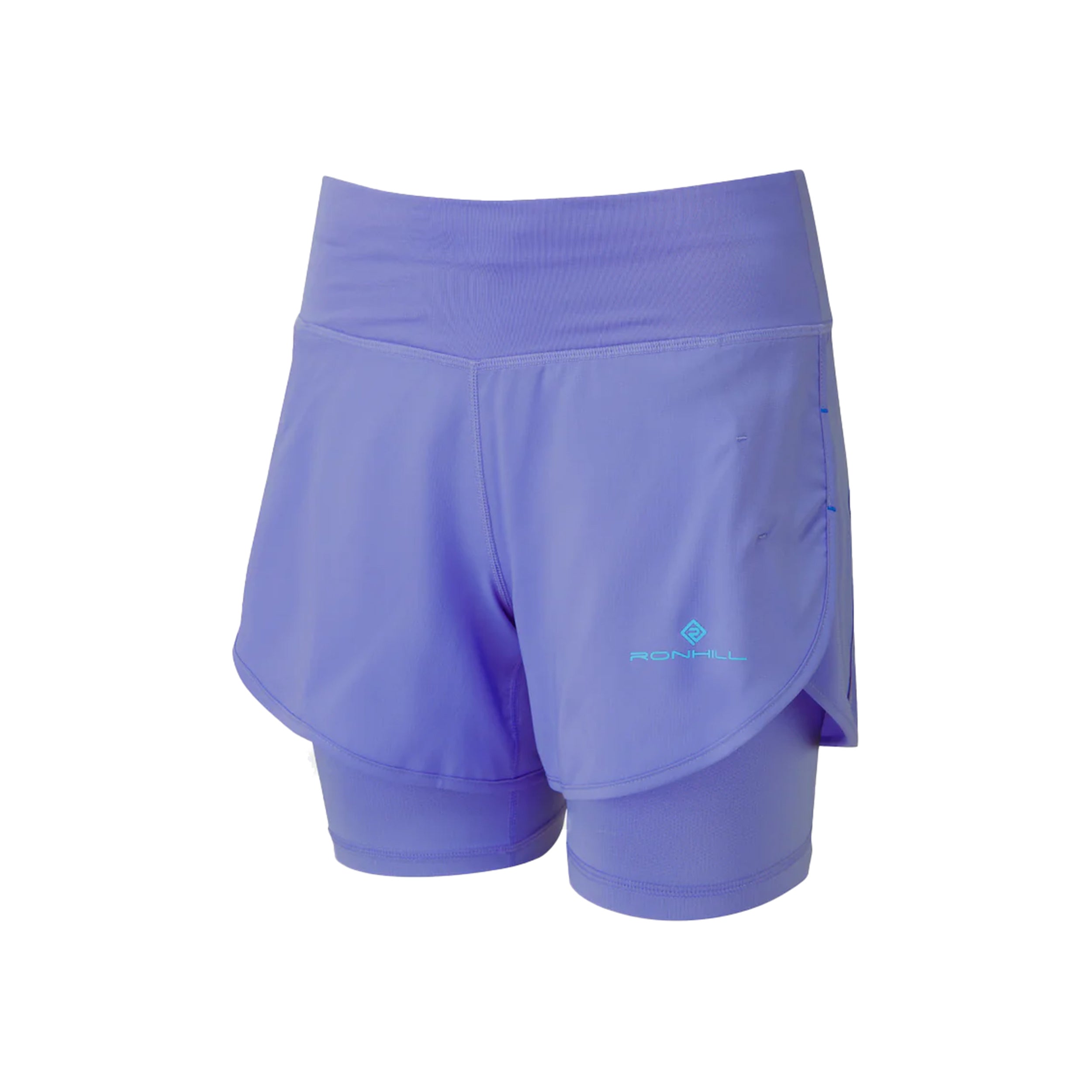 Ronhill Tech 4.5in Twin Løbeshorts Damer - lilla,