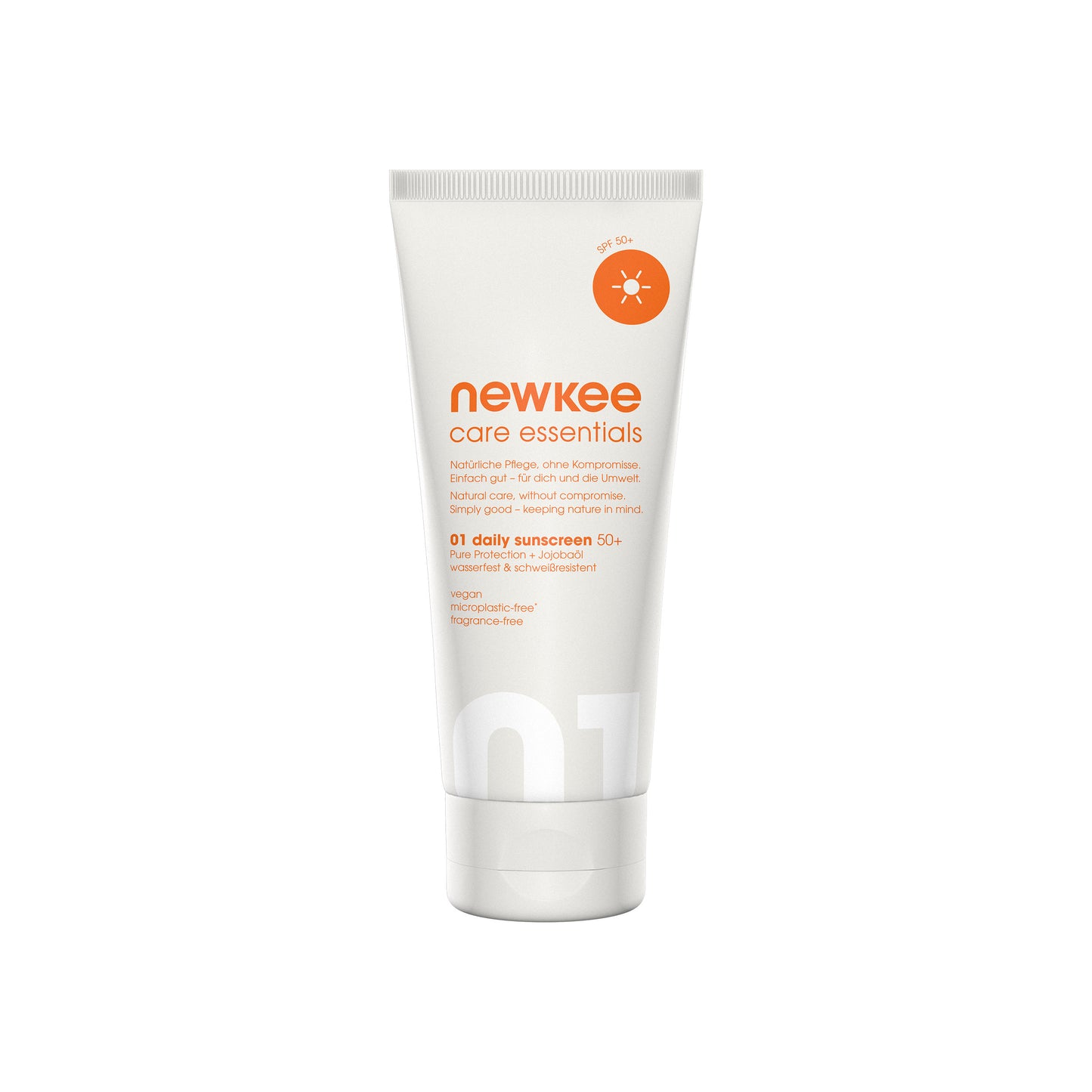 Newkee daily sunscreen 50+ Kosmetik - hvid, orange