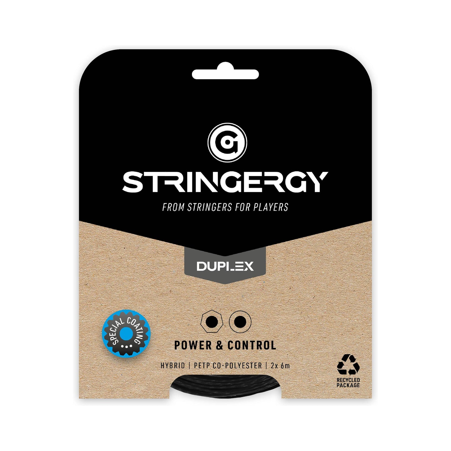 Stringergy Duplex Strengesæt 2x 6m-Sort,Sort