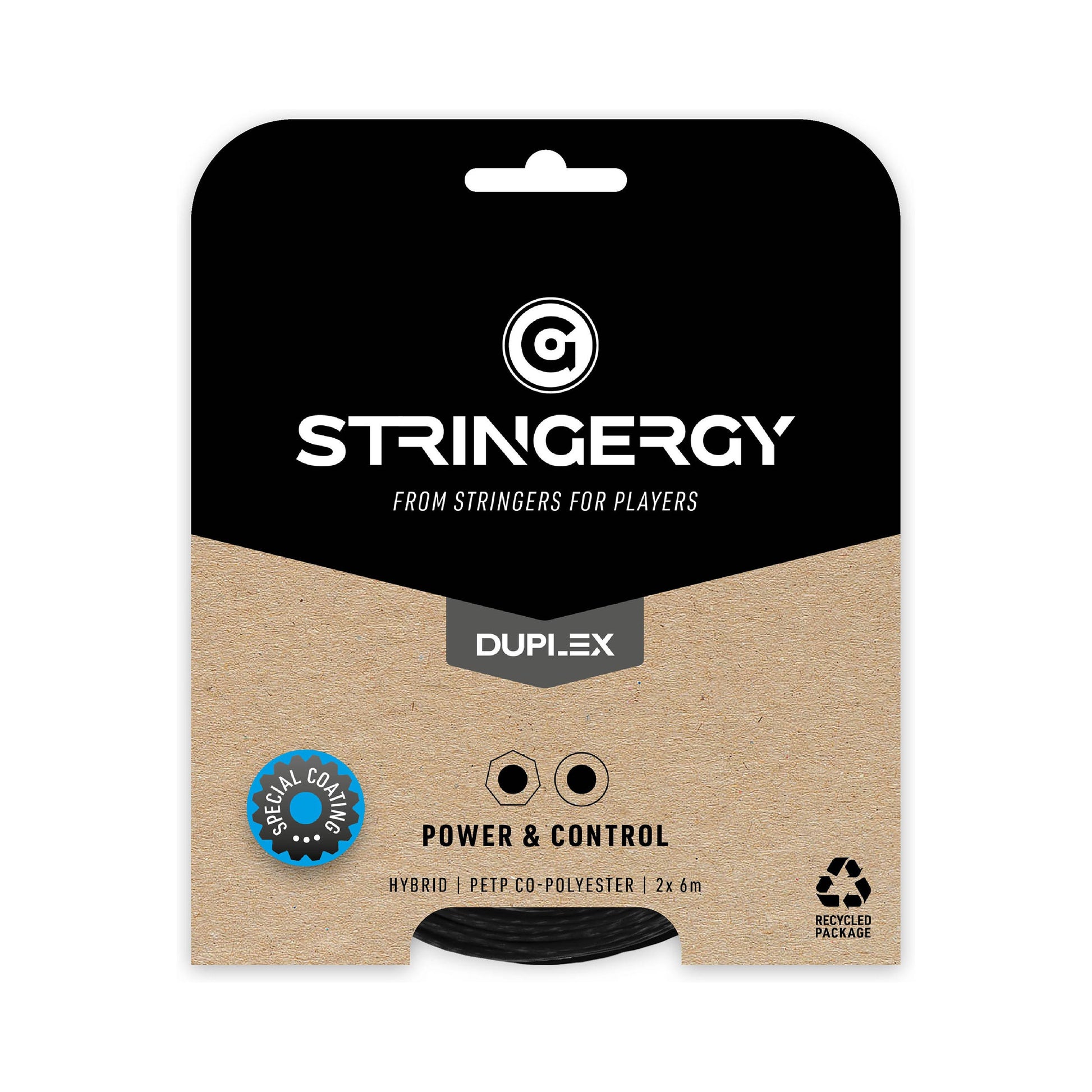 Stringergy Duplex Strengesæt 2x 6m-Sort,Sort