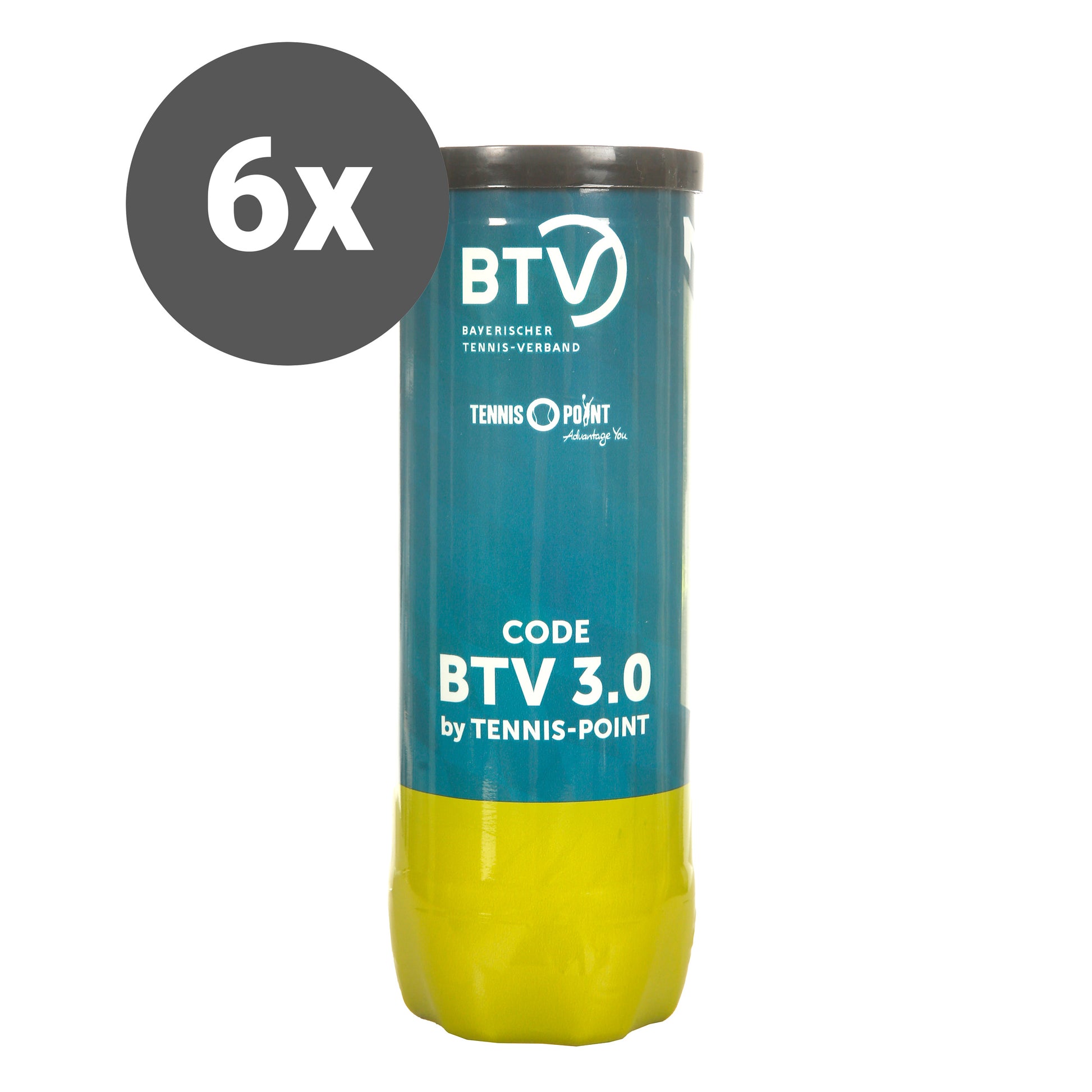 BTV Dåse med 3 Spieltagspaket 6x Code BTV 3.0 by Tennis Point
