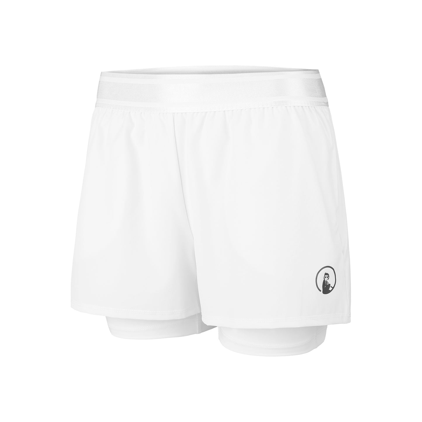 Quiet Please Point 2in1 Shorts Damer-Hvid