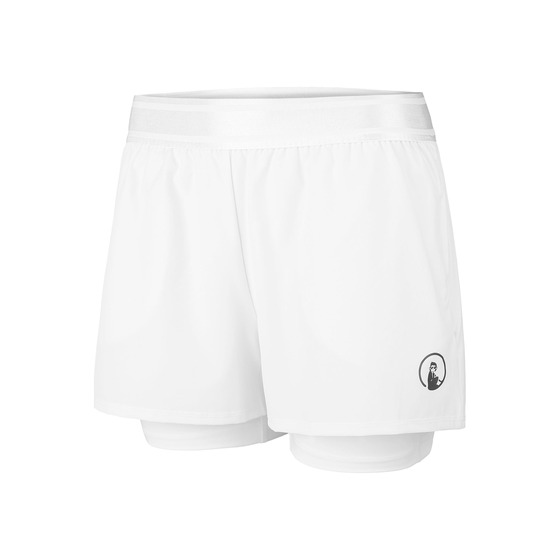 Quiet Please Point 2in1 Shorts Damer-Hvid