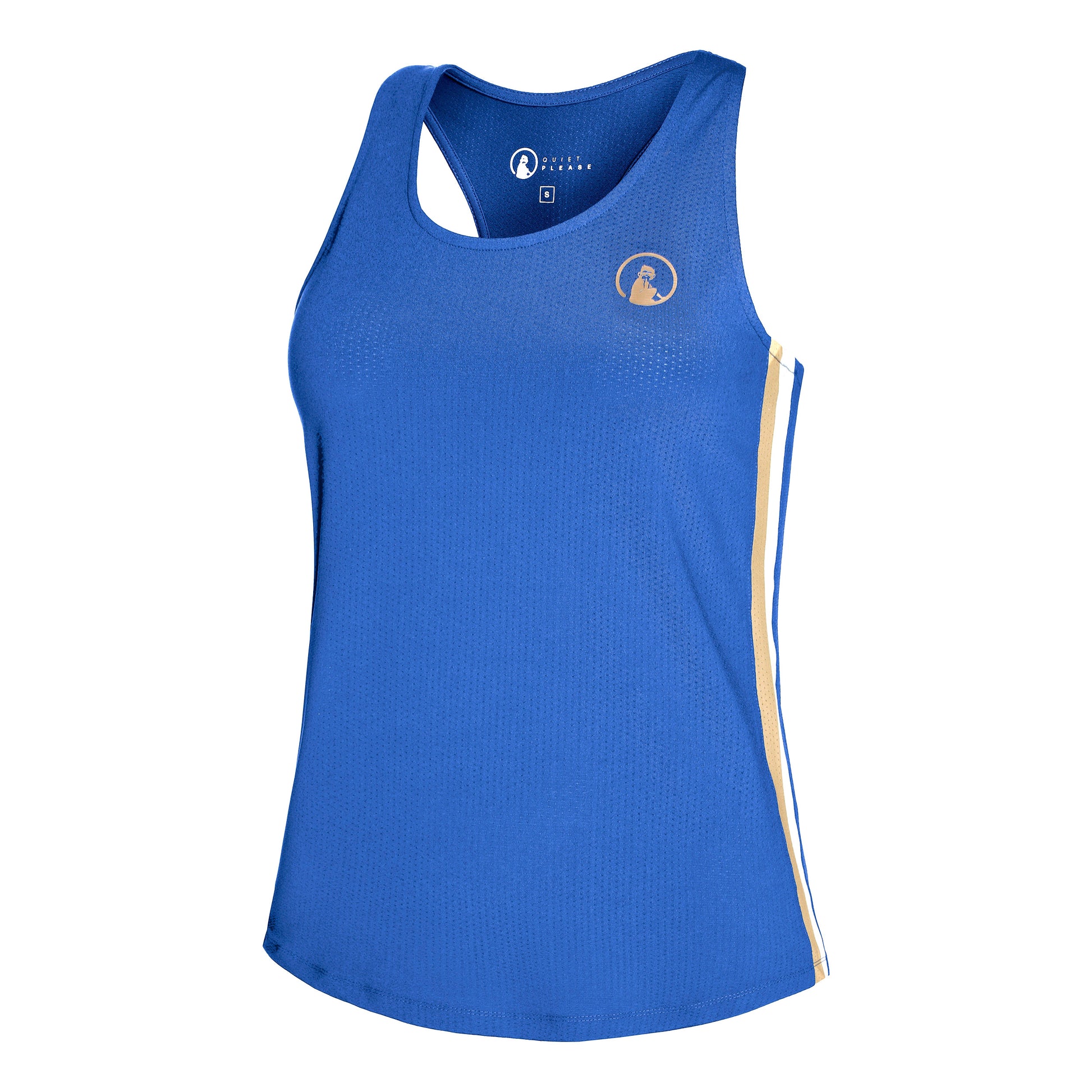 Quiet Please Retro Set Racerback Tanktop Damer - blå,
