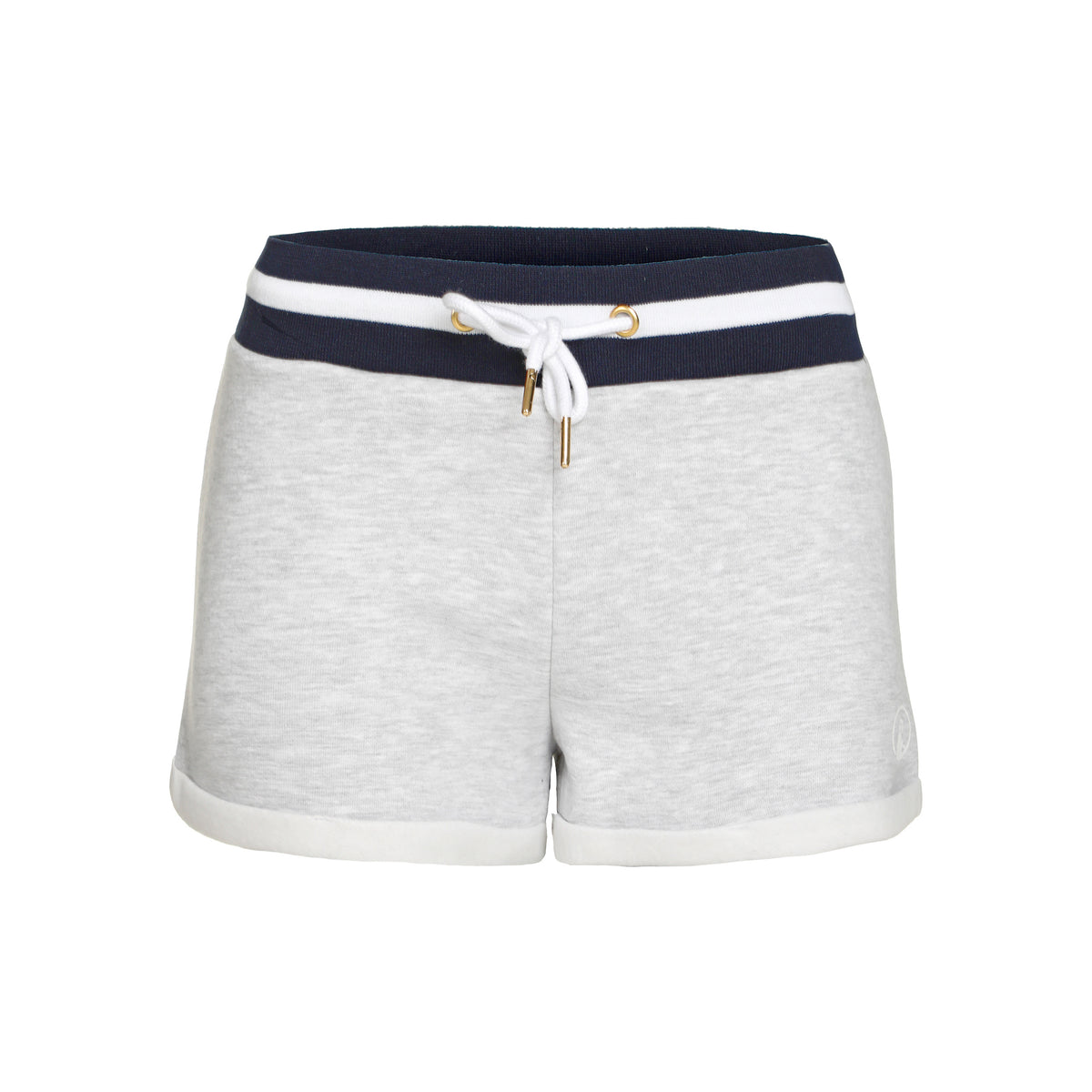 Quiet Please Basic Shorts Damer-Lysegrå,Mørkeblå