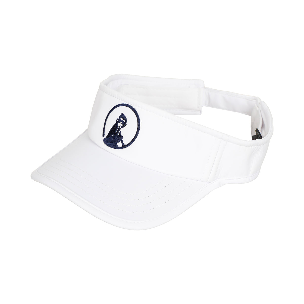 Quiet Please Court Visor Solskærm-Hvid,Sort