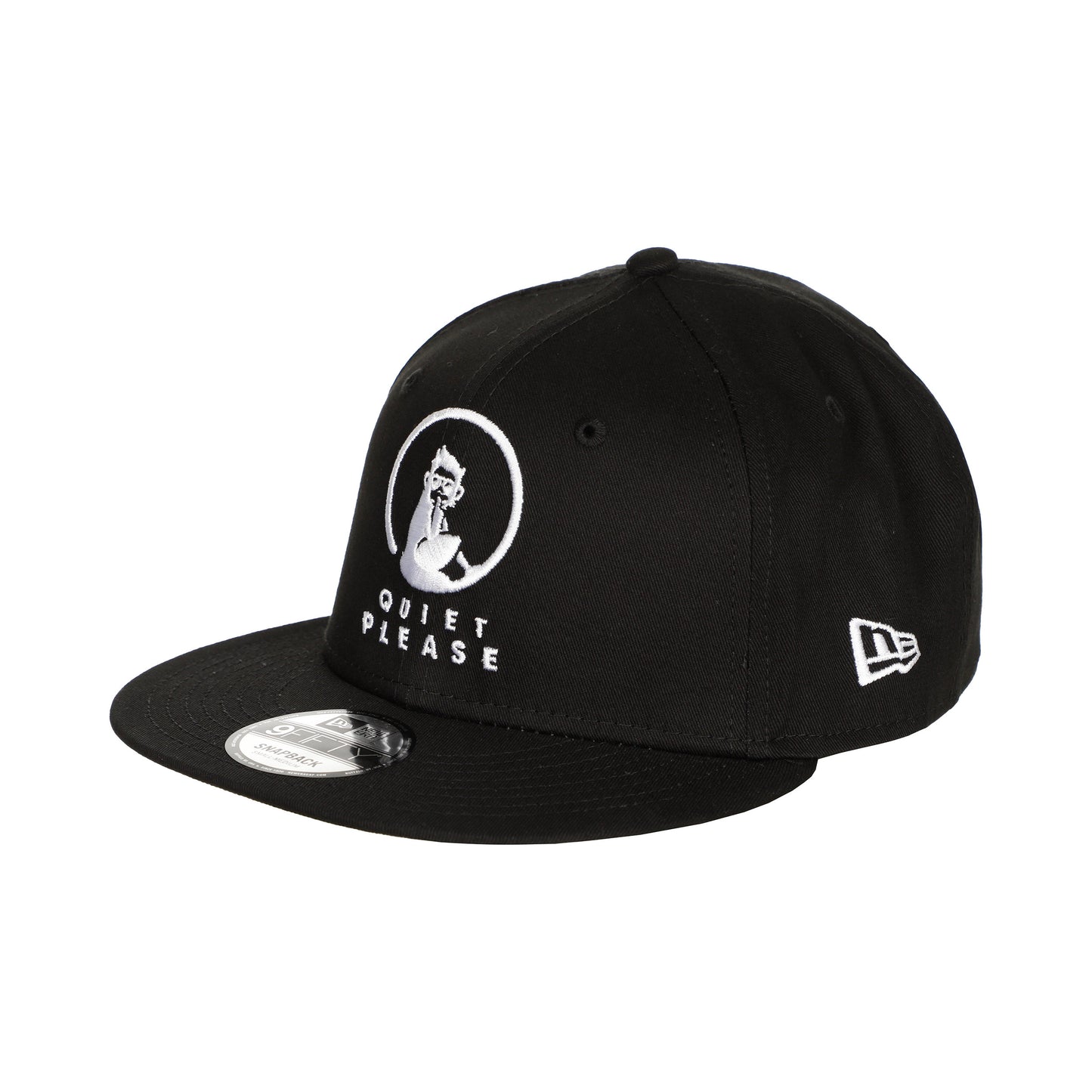 Quiet Please New Era Core 9 Fifty Cap Unisex - sort, hvid
