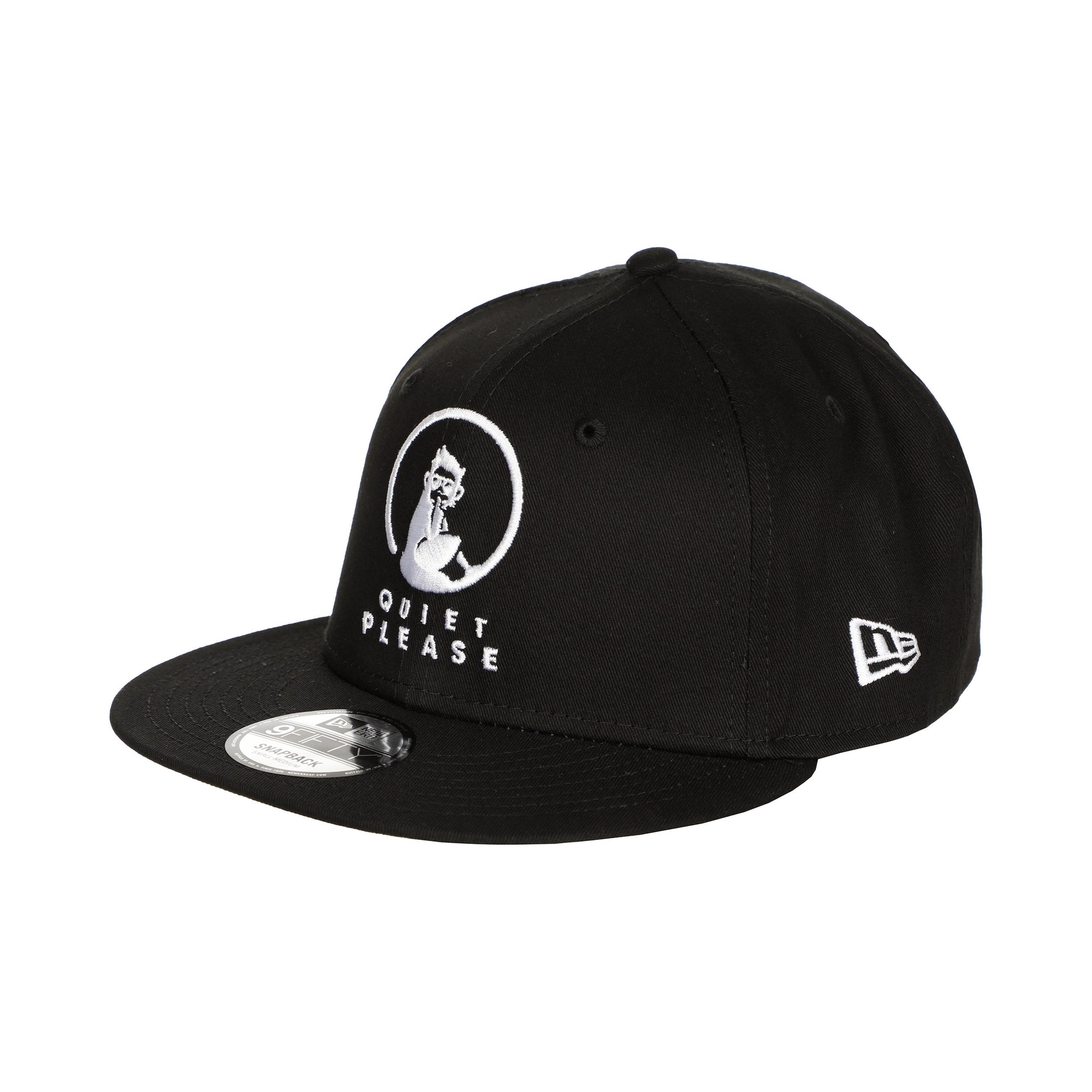 Quiet Please New Era Core 9 Fifty Cap Unisex - sort, hvid