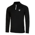 Big Serve 1/4 Zip Shirt,Langærmet Herrer-Sort,Hvid