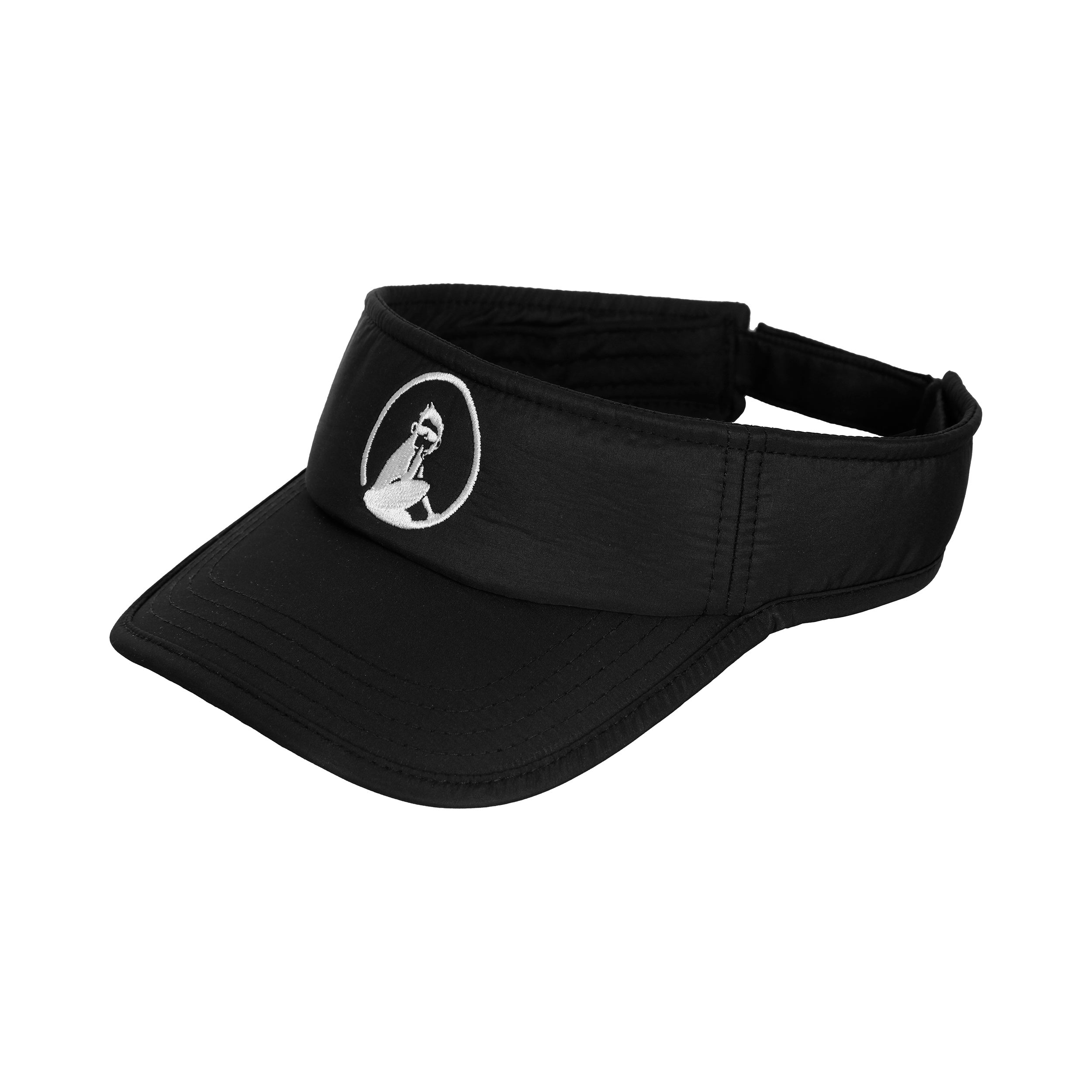 Quiet Please Court Visor Solskærm-Sort,Hvid